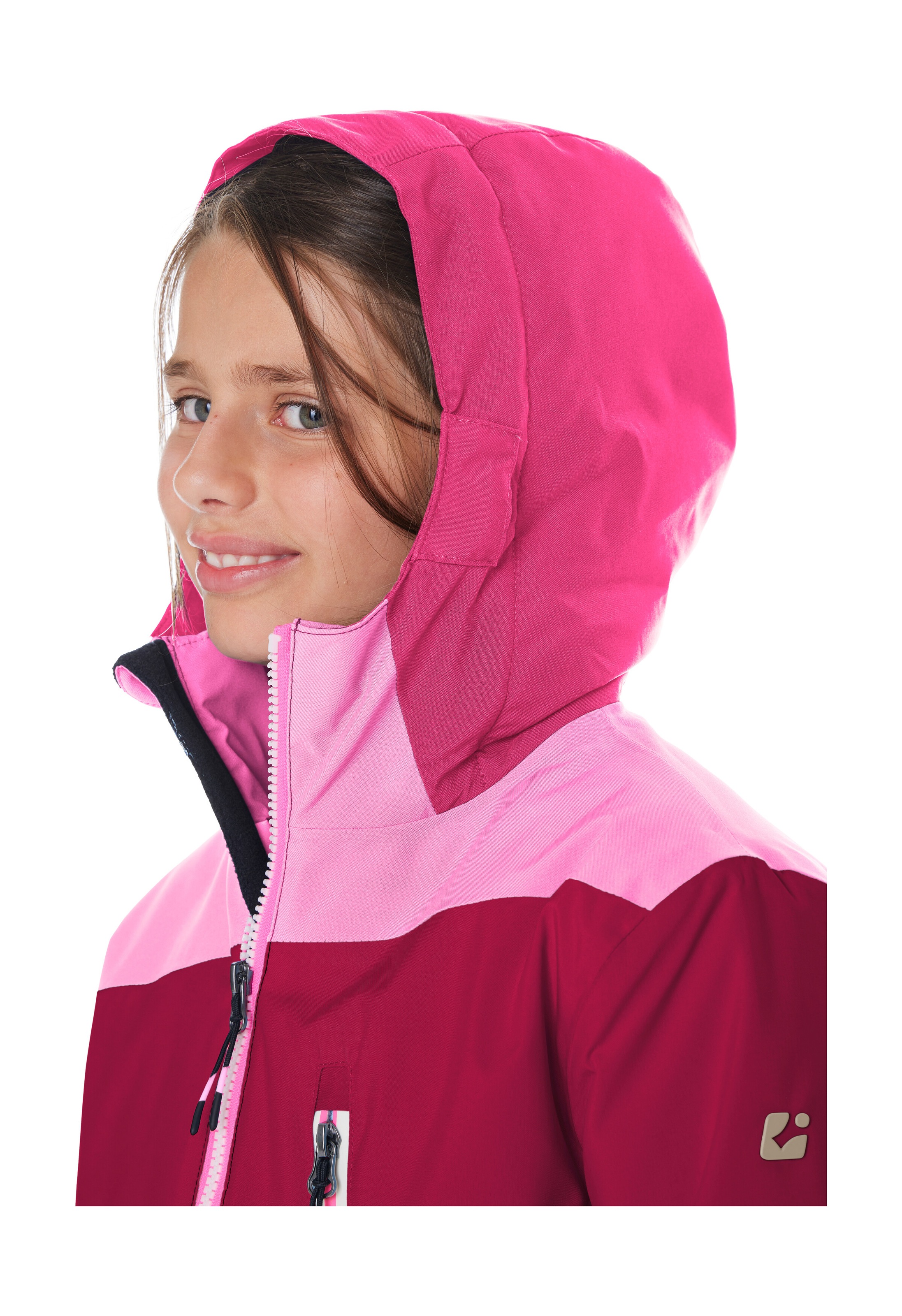 Killtec Skijacke »KSW 331 GRLS SKI JCKT« Atmungsaktive, wasserdichte Jacke mit Fleece-Innenseite, Skipasstasche