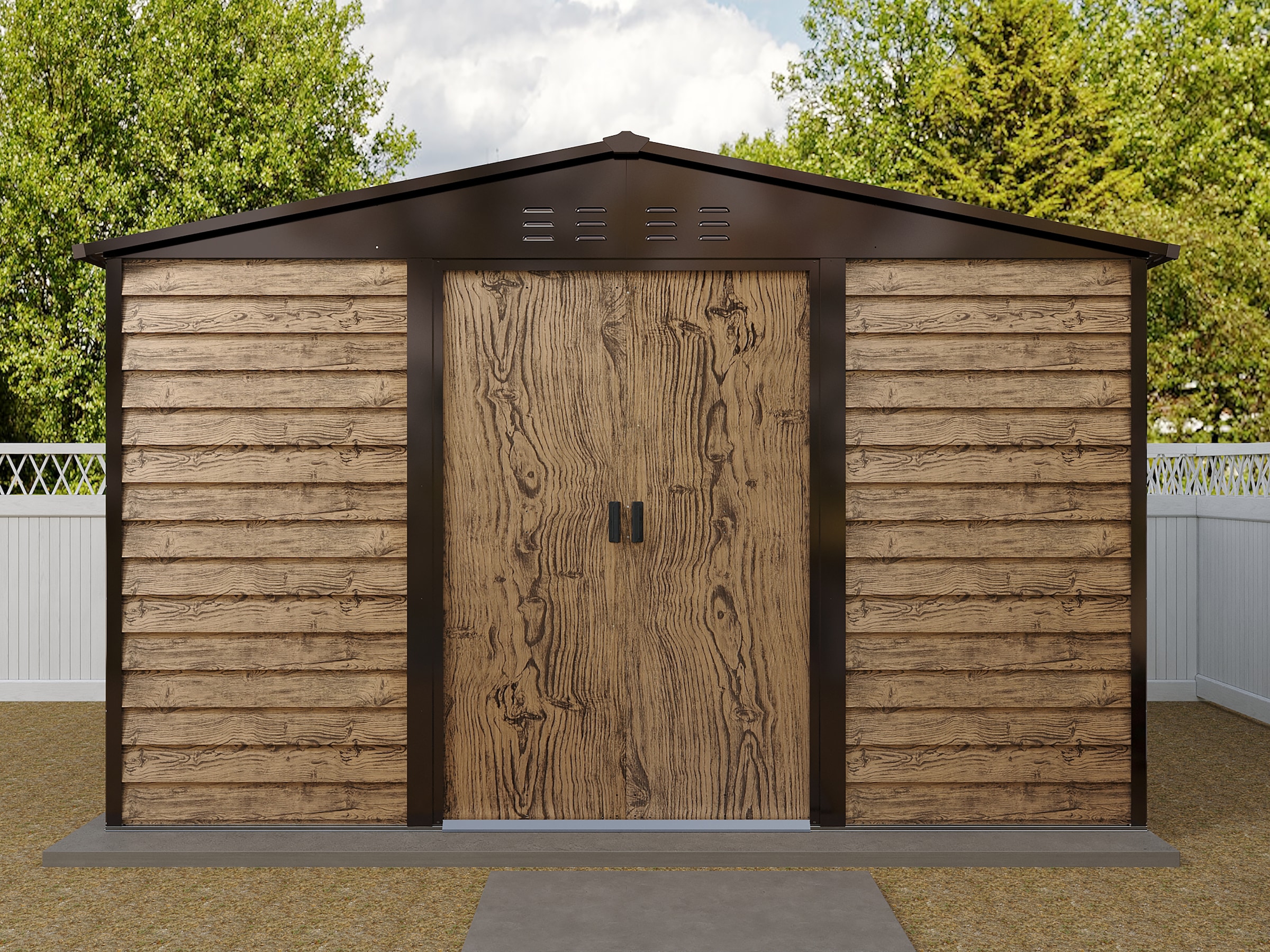 KONIFERA Gerätehaus »Segovia Verde« mit Fundamentrahmen