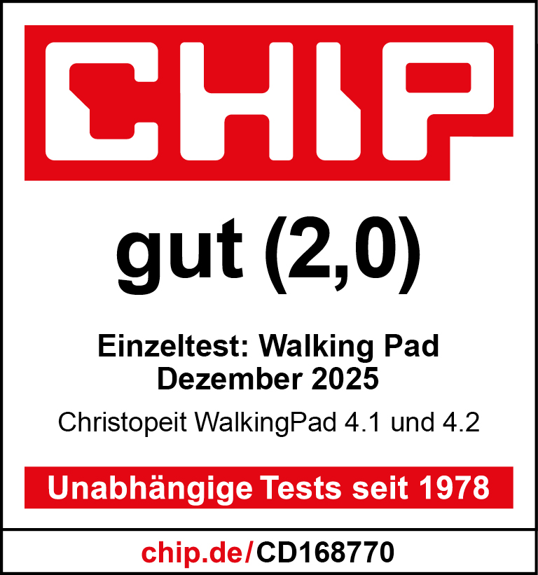 Christopeit Sport® Laufband »Walking Pad 4.1« bis max. 6 km/h, 120 kg max. Benutzergewicht