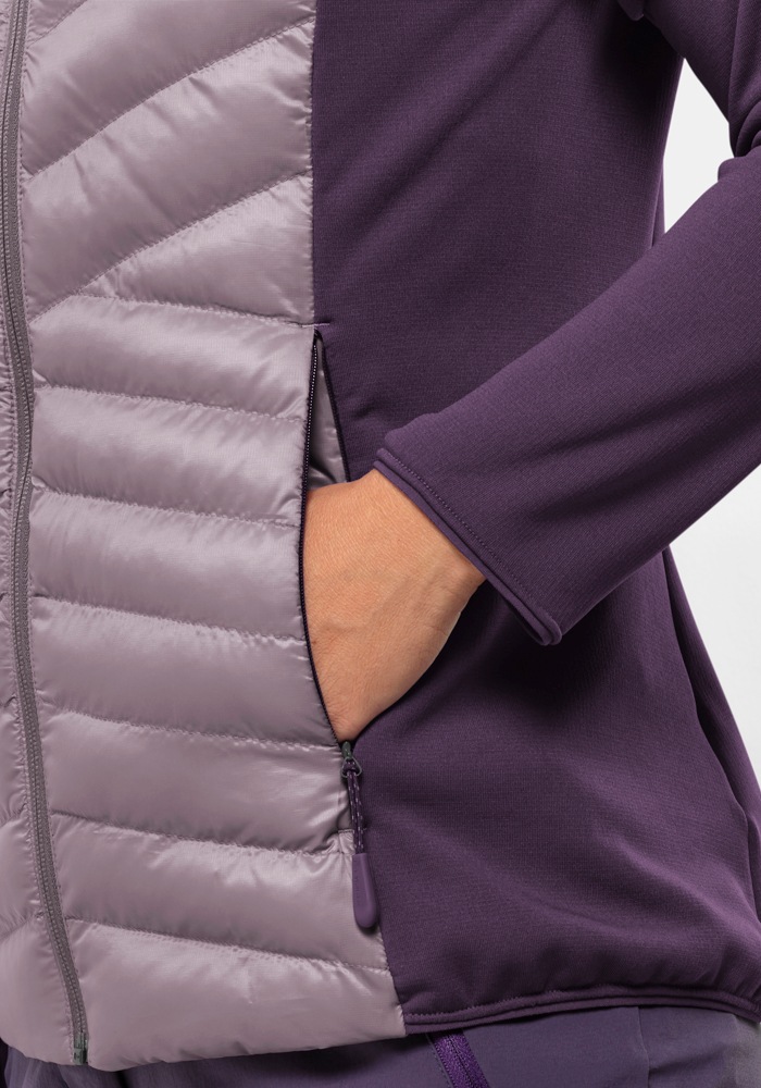 Jack Wolfskin Hybridjacke »ROUTEBURN PRO HYBRID W«, mit Kapuze
