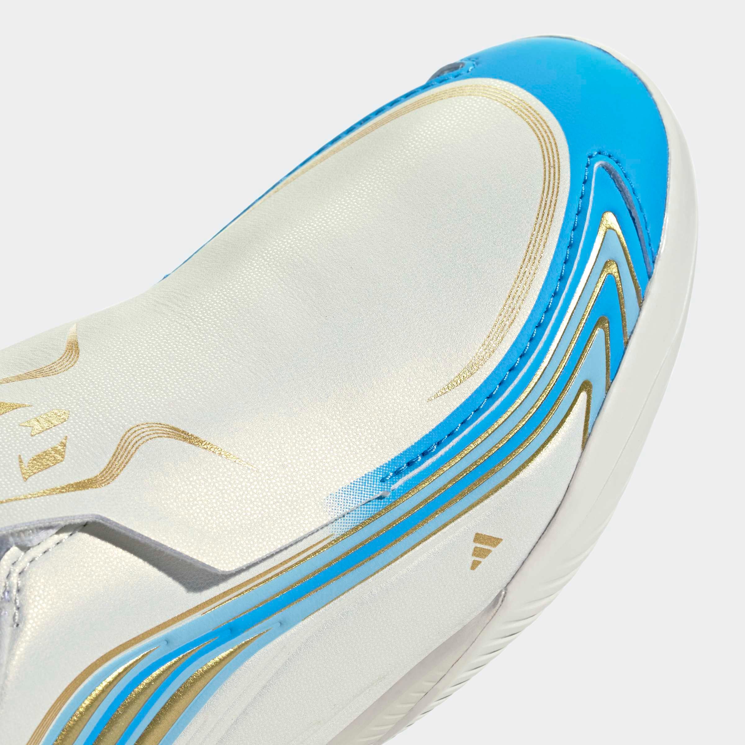adidas Performance Fußballschuh »F50 MESSI LEAGUE KIDS , HALLENBÖDEN, OHNE SCHNÜRSENKEL«  für Hallenboden, für Jugendliche & Kinder