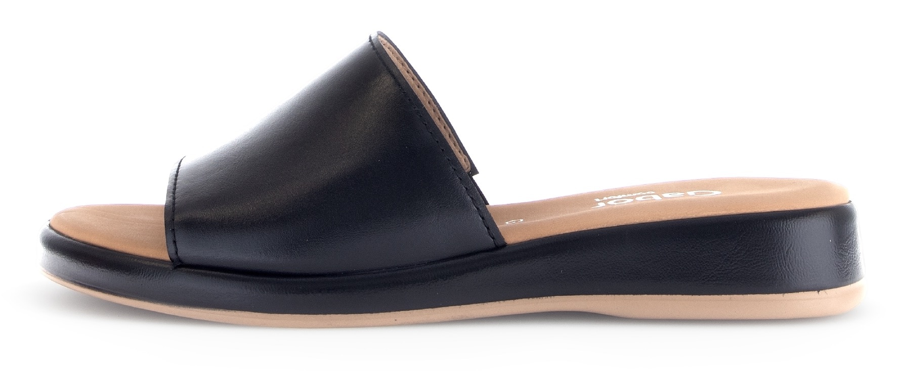Gabor Pantolette »RHODOS«, Sommerschuh, Komfortschuh, kleiner Stretcheinsatz, Weite G (=weit)