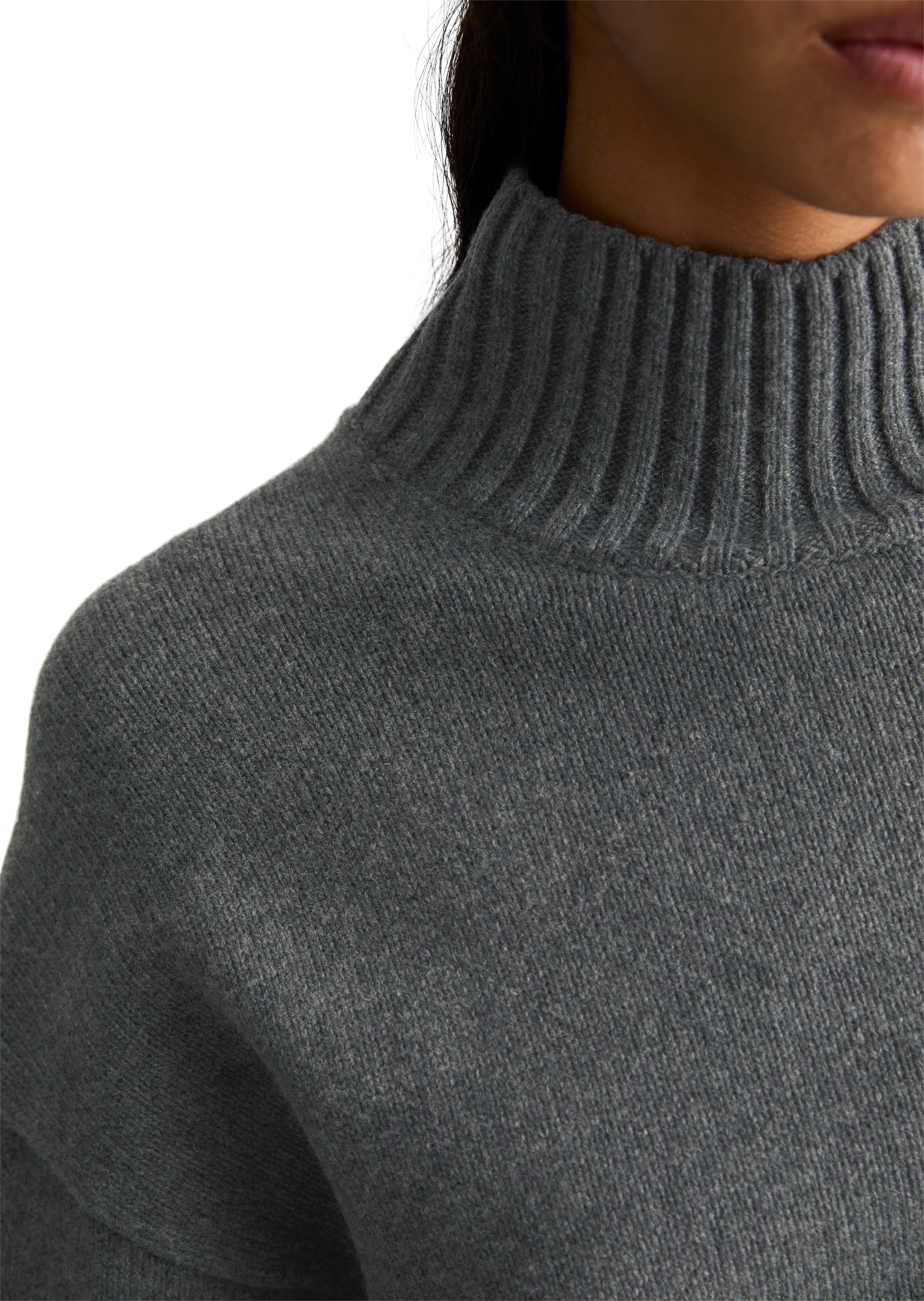 Marc O'Polo DENIM Stehkragenpullover »oversize aus weichem Wolle-Mix«