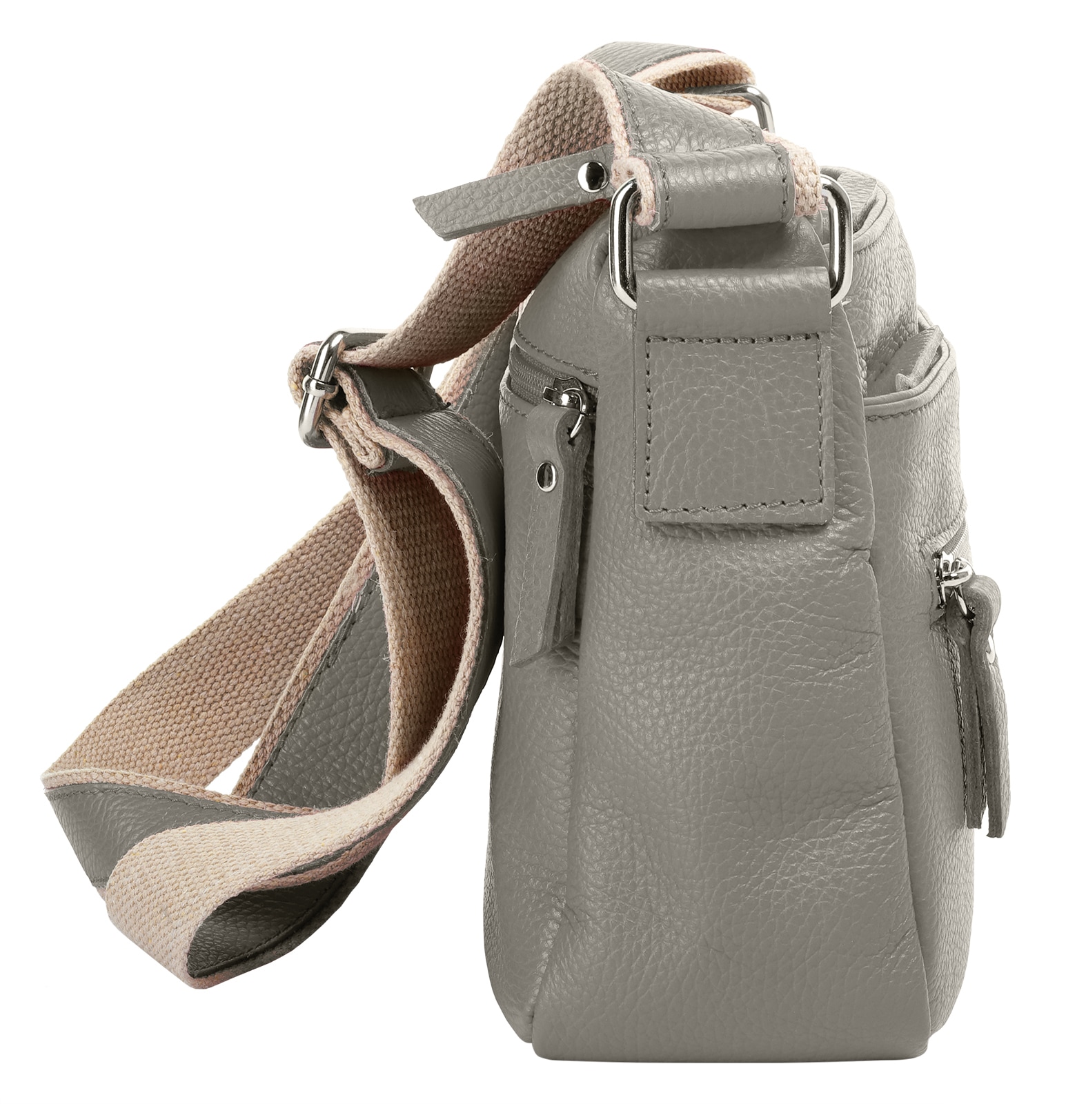 Samantha Look Umhängetasche echt Leder, Made in Italy