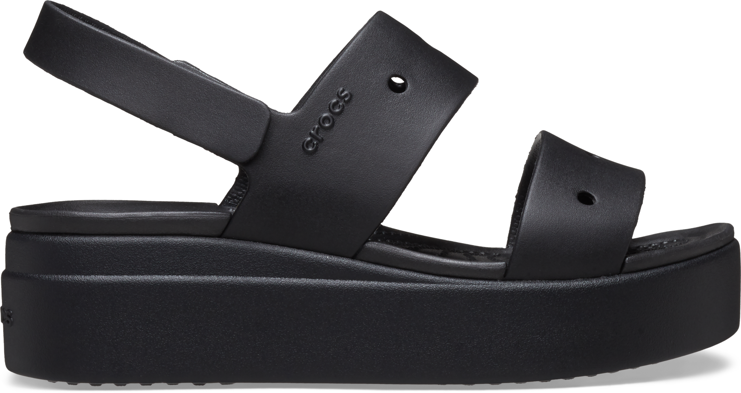 Crocs Plateausandale »Brooklyn 4U«  Sommerschuh, Sandalette, Riemchensandale mit Klettverschluss