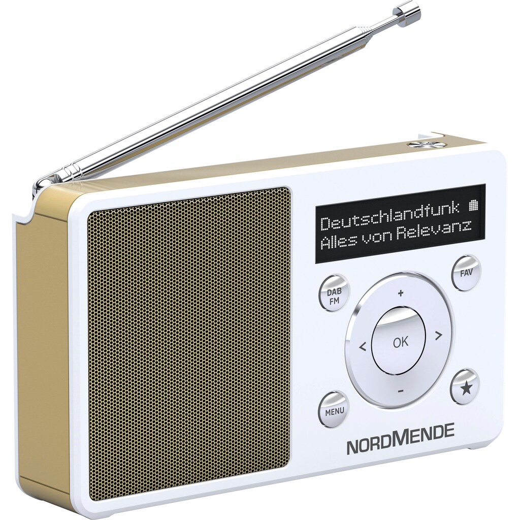Nordmende Digitalradio (DAB+) »Transita 100«, (UKW mit RDS-Digitalradio (DAB+) 1 W)