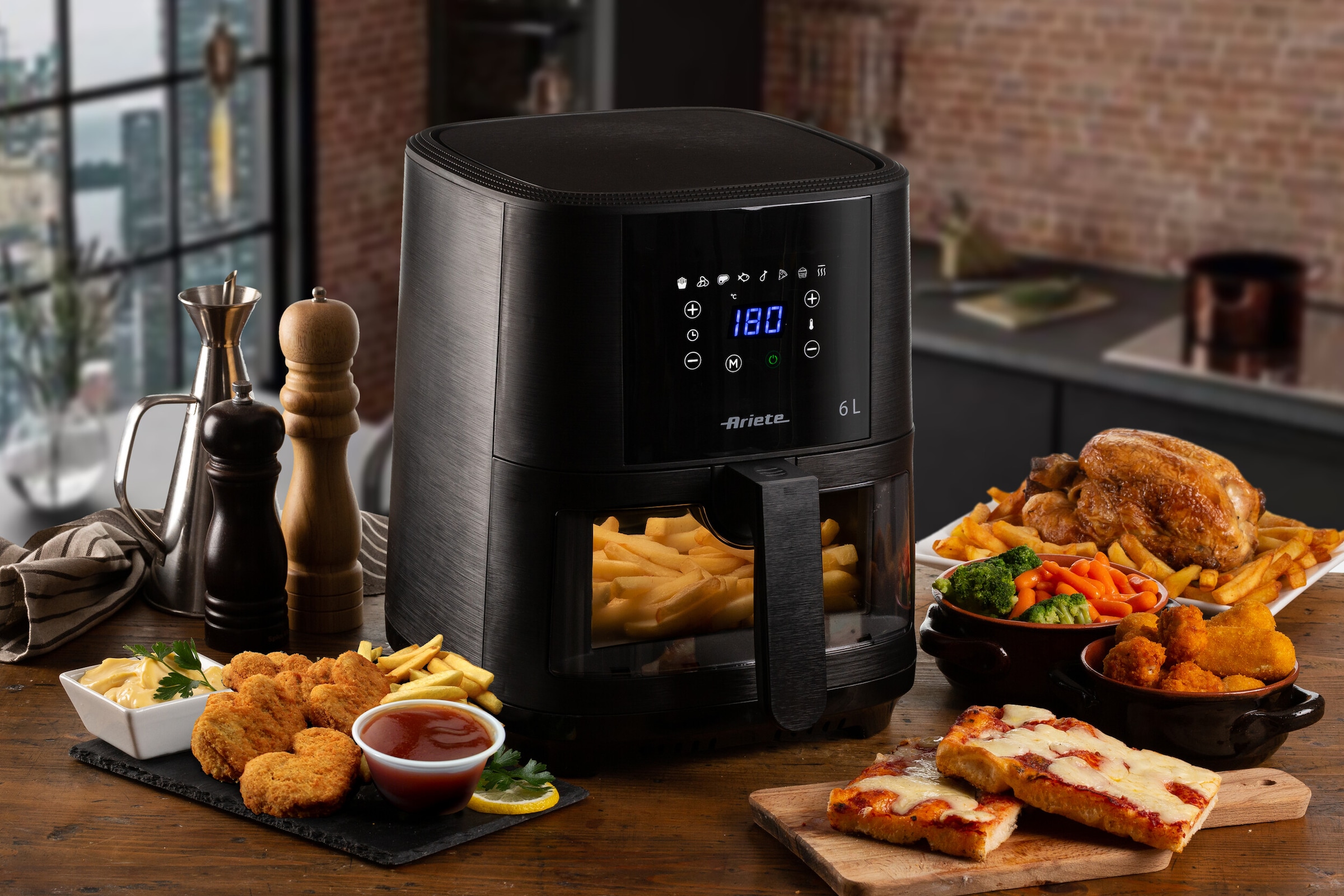 Ariete Heißluftfritteuse »4626«, 1300 W, 6 L