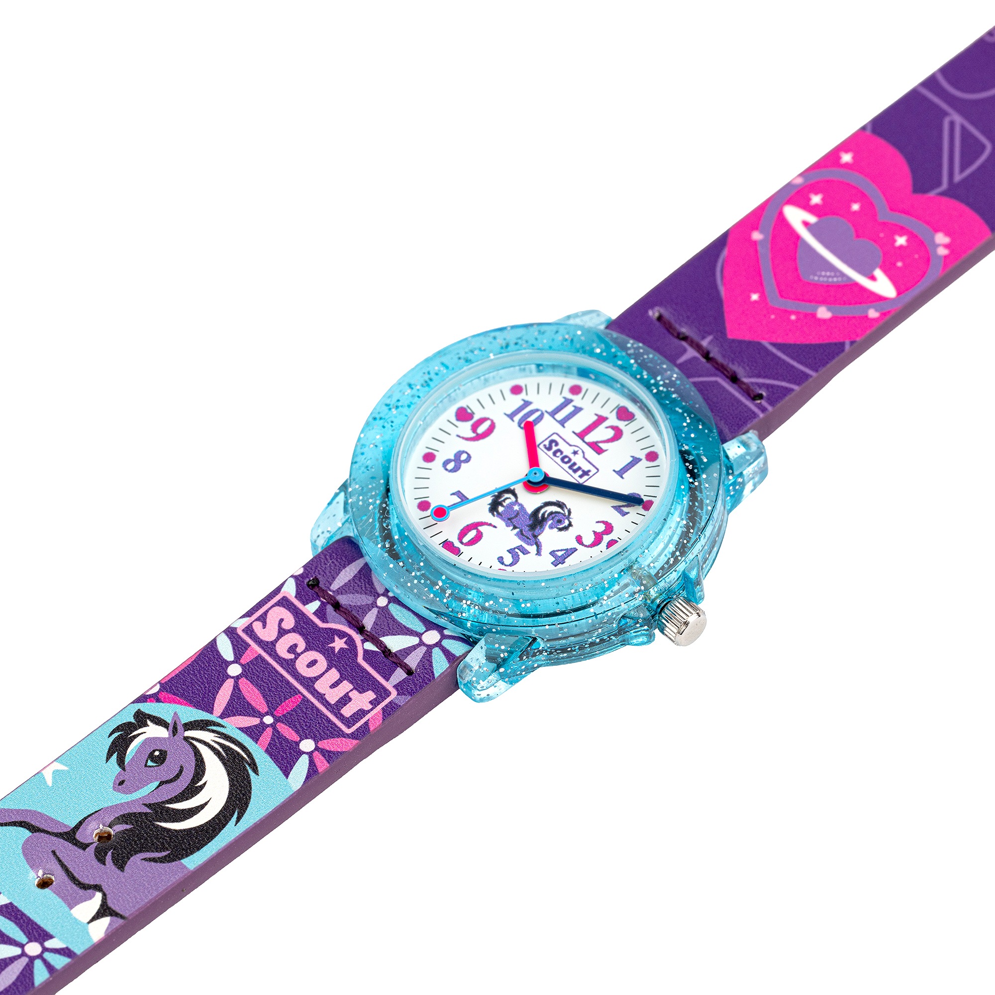 Scout Quarzuhr »Pferd« Armbanduhr, Kinderuhr, Mädchen, analog