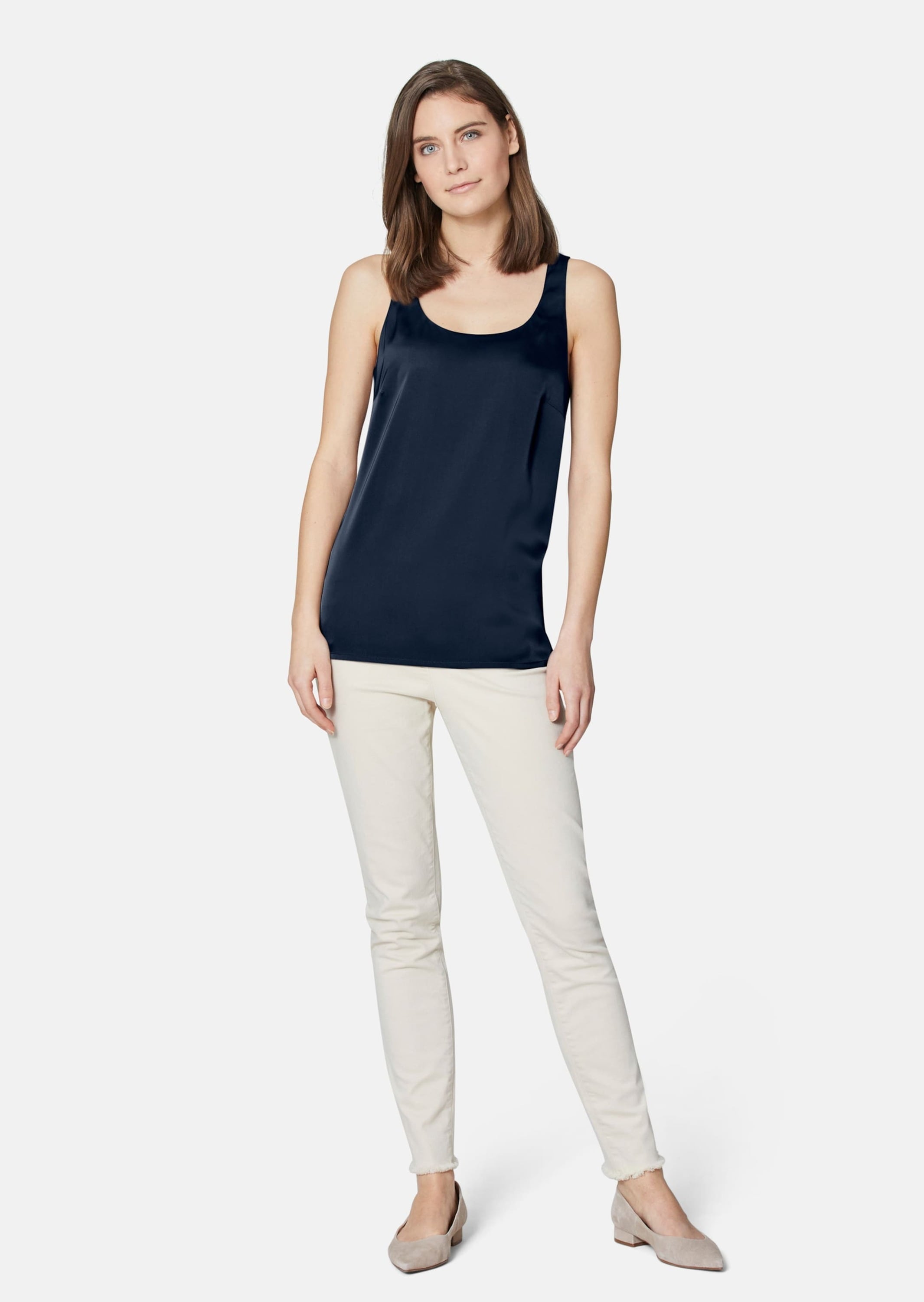 MADELEINE Trägertop »Blusentop Top aus feinem Glanz-Satin«