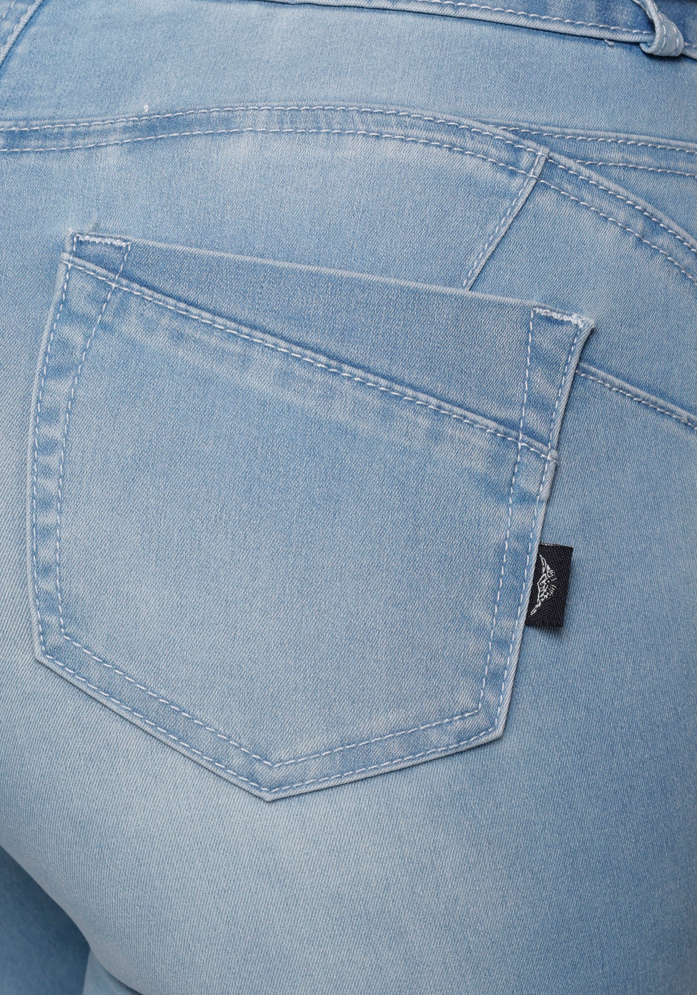 Arizona Skinny-fit-Jeans »Ultra Stretch«, skinny-fit, betonte Taille, shaping-Effekt, high Waist