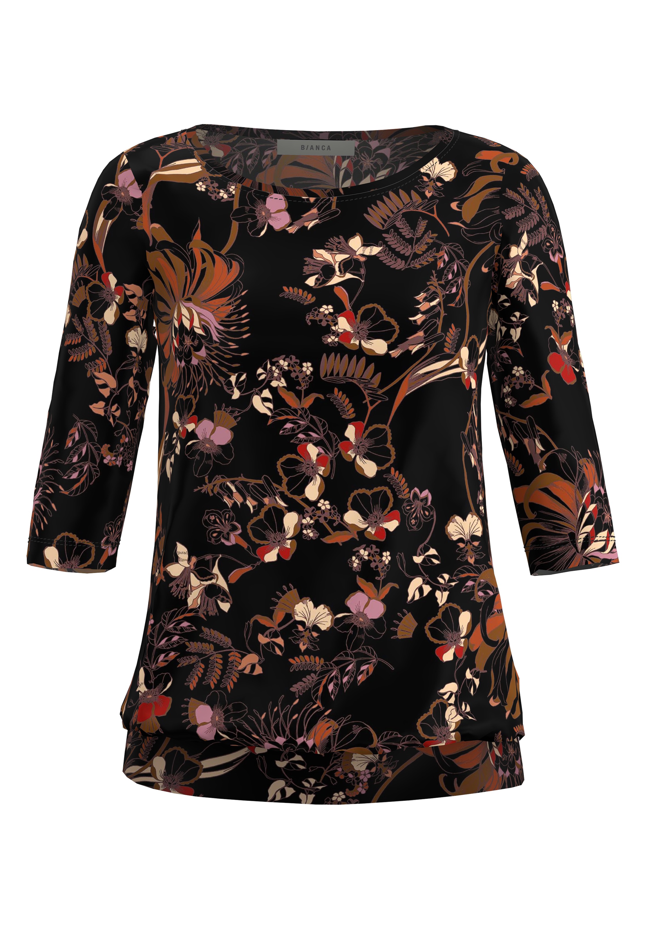 bianca 3/4-Arm-Shirt »DINI«, mit stylischem floralen Print