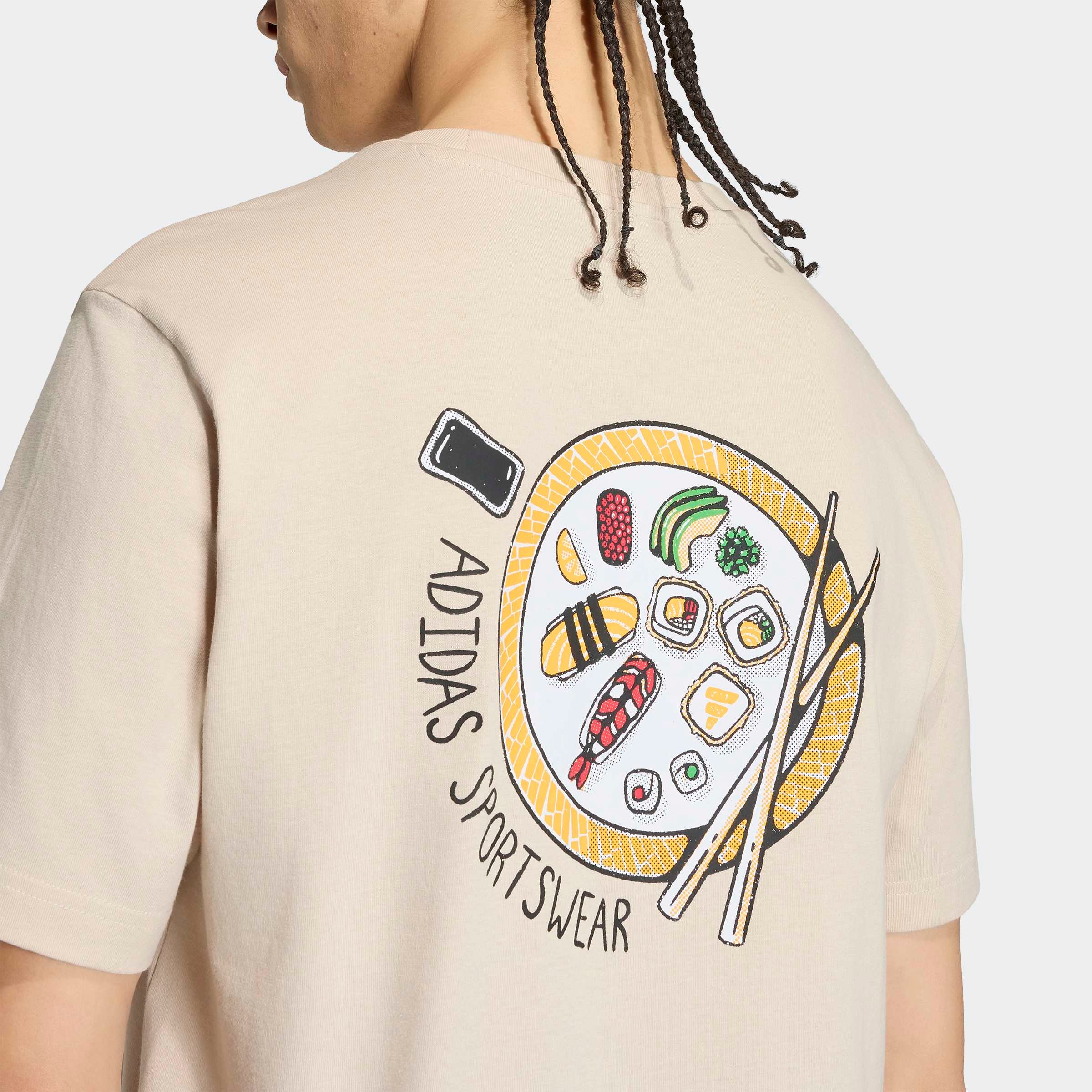 adidas Sportswear T-Shirt »M SUSHI T« aus Baumwolle, für Erwachsene, mit Basic-Design