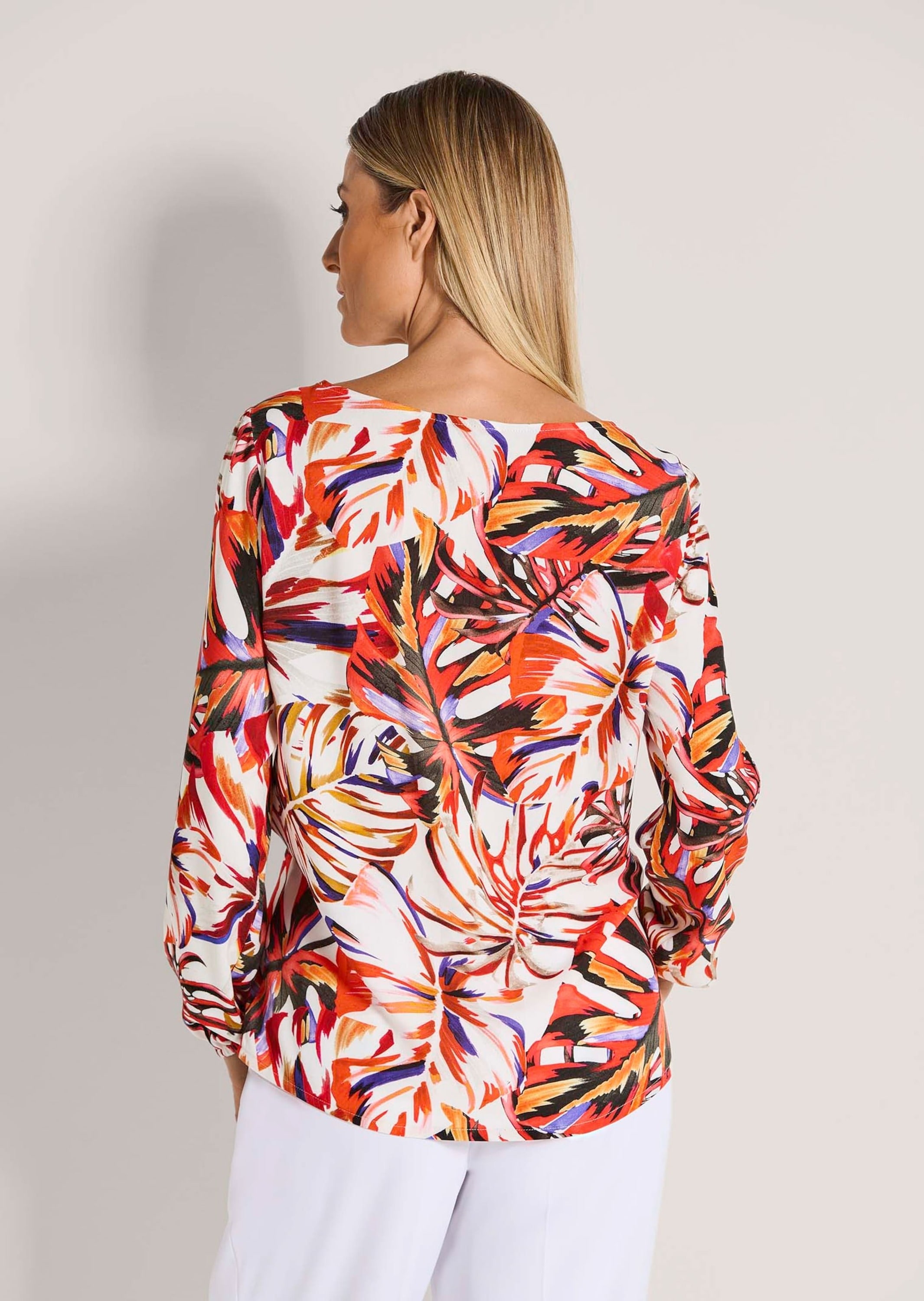 MADELEINE Langarmbluse »Bluse Florale Langarmbluse aus Viskose«