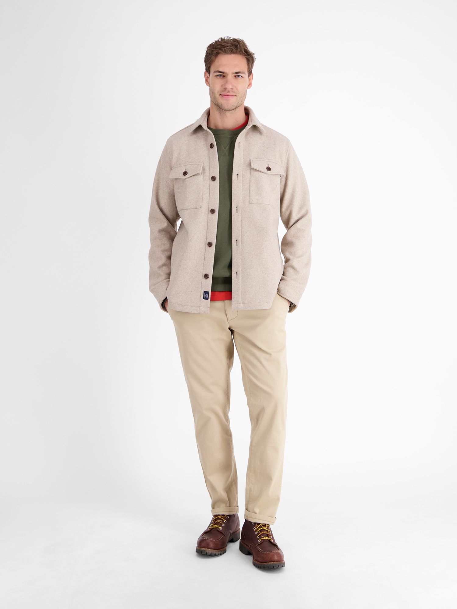 LERROS Sweatshirt »Urbaner Sweatshirtstyle für Herren«
