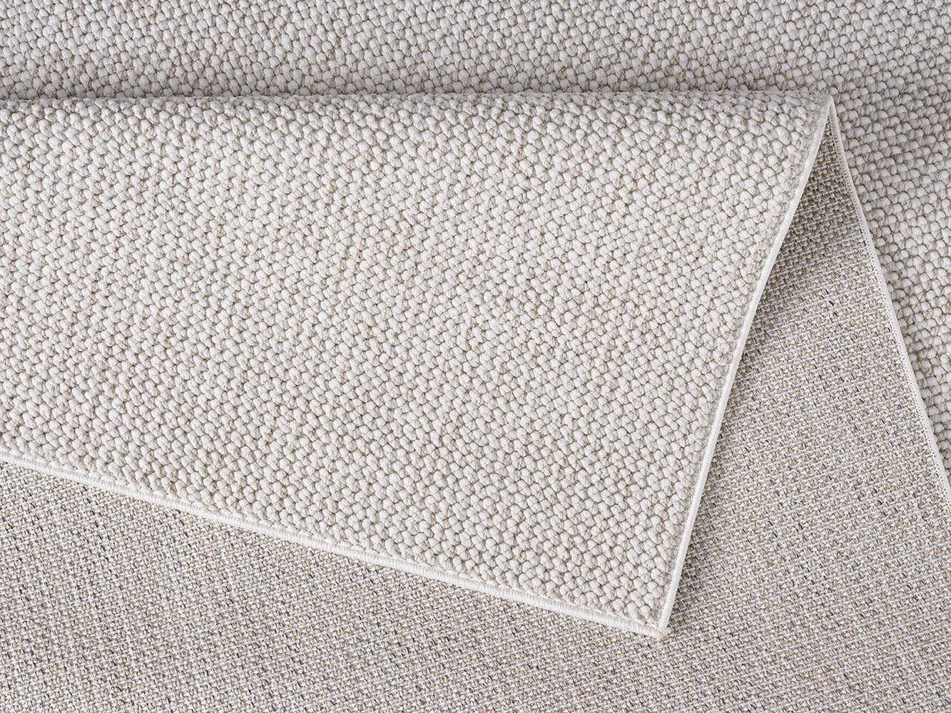 OTTO home Teppich »Lilri, Woll-Look, Scandi« rechteckig 10 mm Höhe Wolloptik, Wohnzimmer, Schlafzimmer, Esszimmer