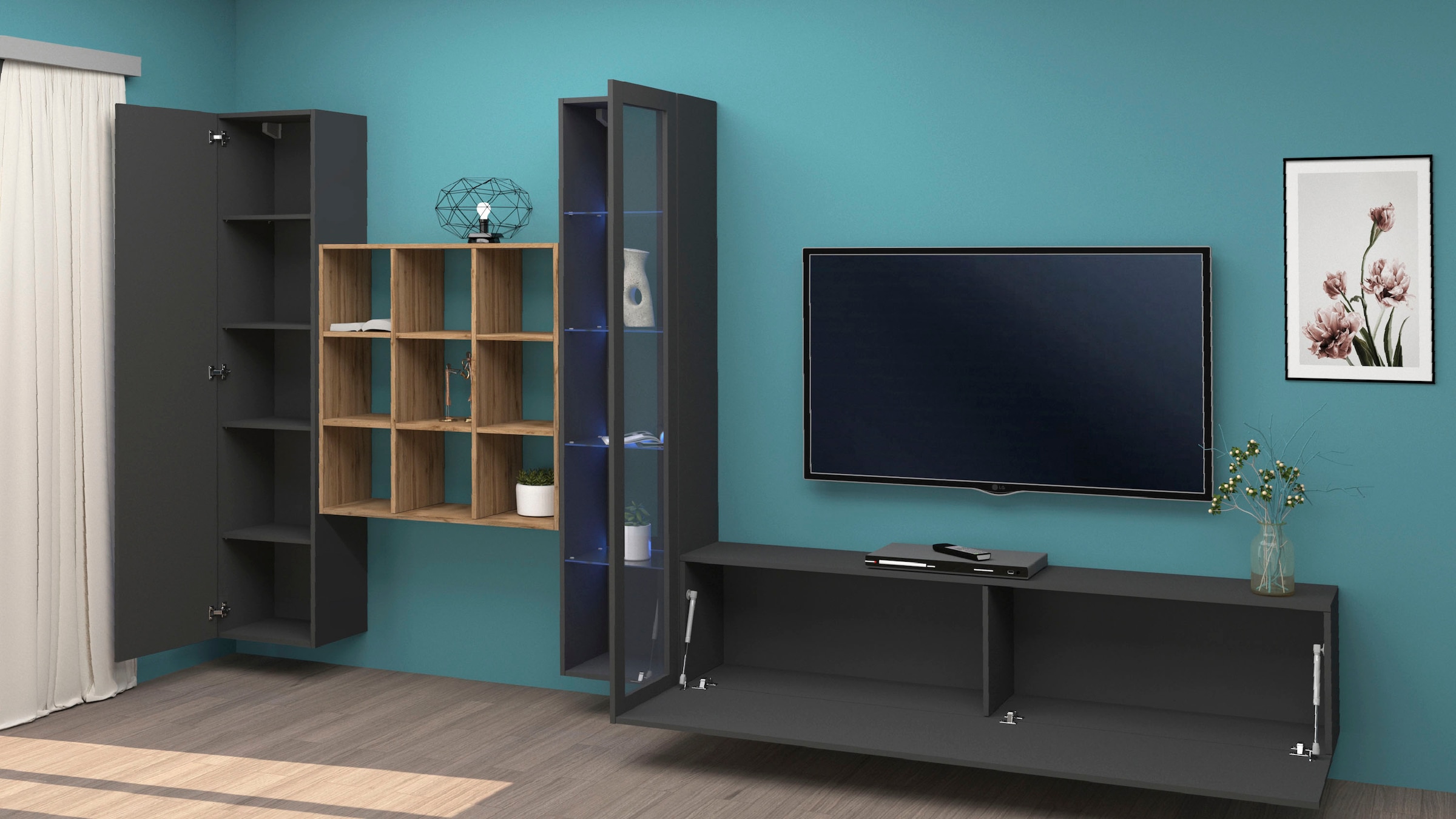 INOSIGN Wohnwand »Maruska« 1 Stk. tlg.