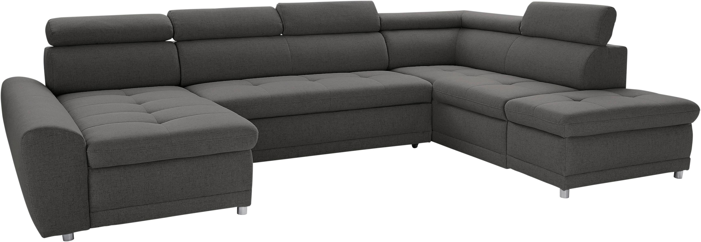 sit&more Wohnlandschaft »Riva U-Form«, wahlweise mit Bettfunktion