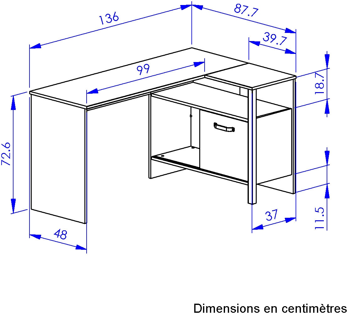 Gami Schreibtisch »Arsen«