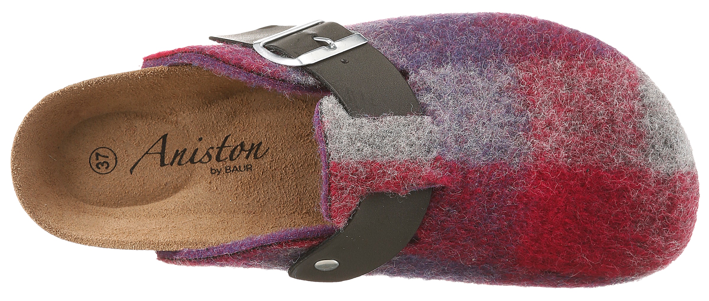 Aniston SHOES Clog  Schlupfschuh, Hausschuh mit verstellbarer Schnalle - NEUE KOLLEKTION