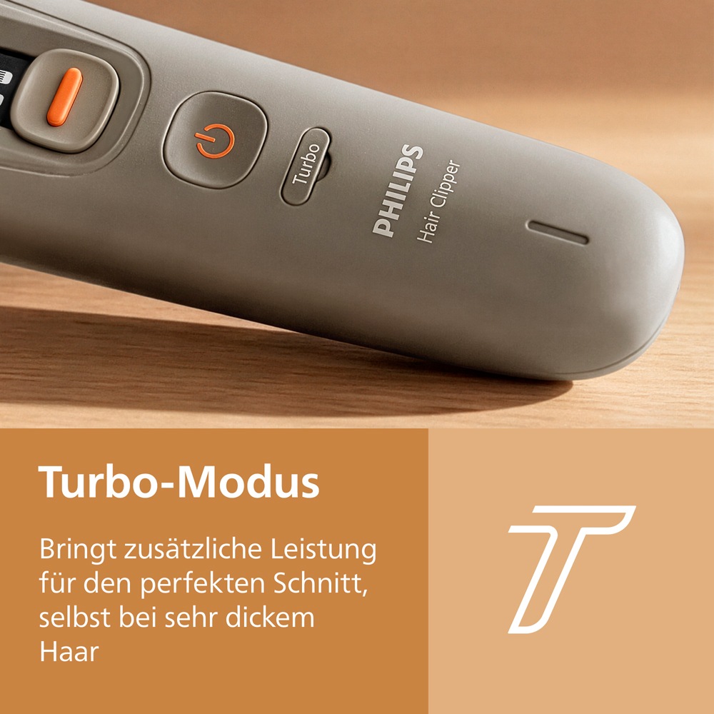Philips Haarschneider »Serie 5000 HC5722/15« 2 Aufsätze 10 Längeneinstellungen, Turbo Modus und PowerAdapt Sensor