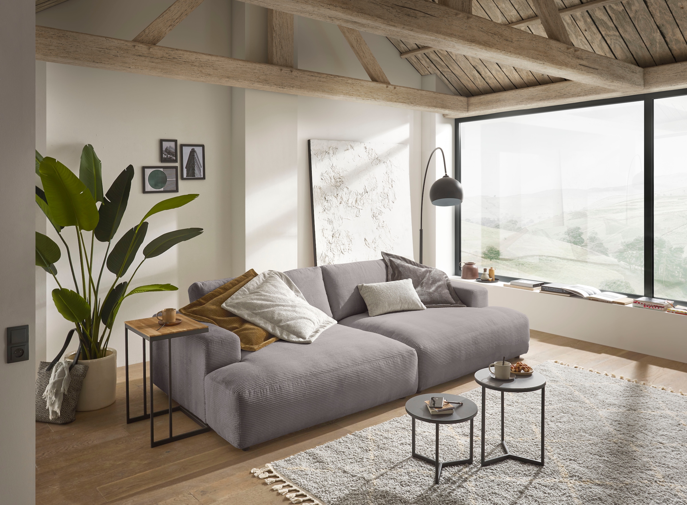 Musterring Loungesofa »Lucia«, Cord-Bezug, Breite 292 cm