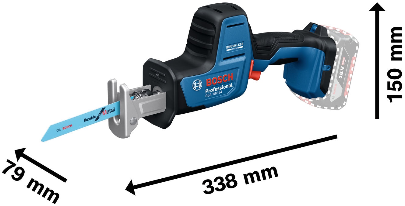 Bosch Professional Säbelsäge »GSA 18V-24 solo« ohne Akku und Ladegerät