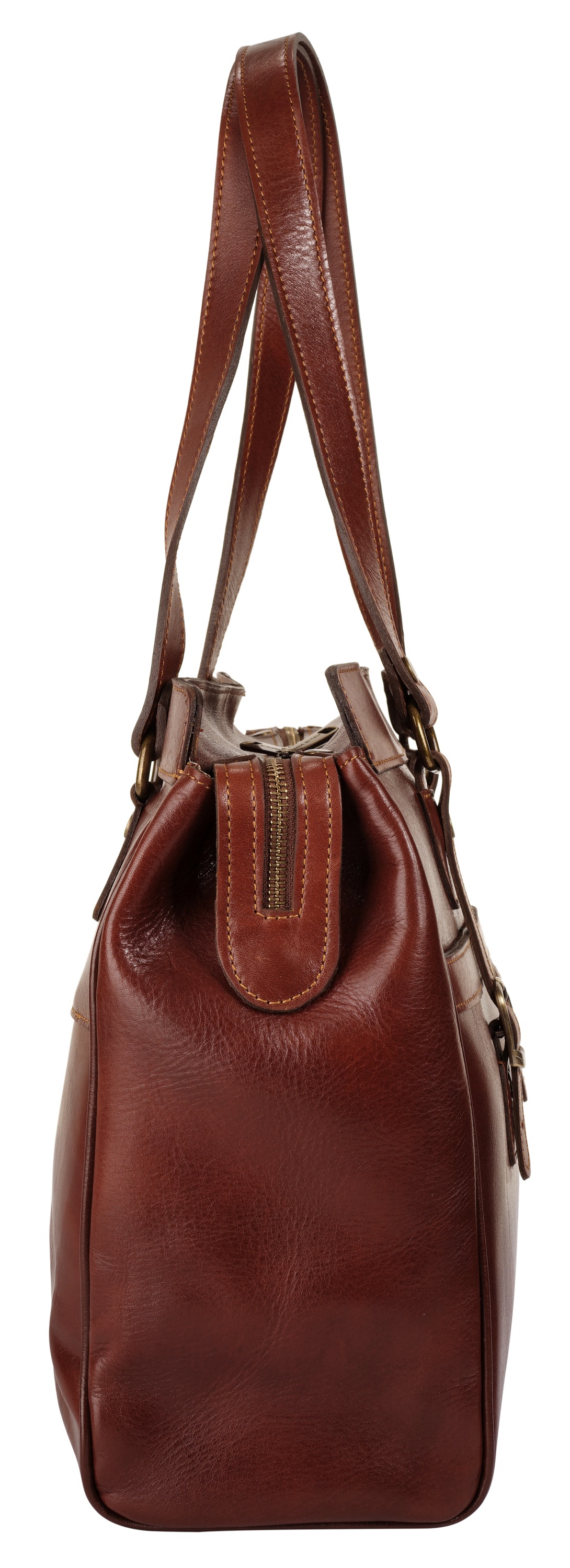 Piké Shopper echt Leder, Made in Italy