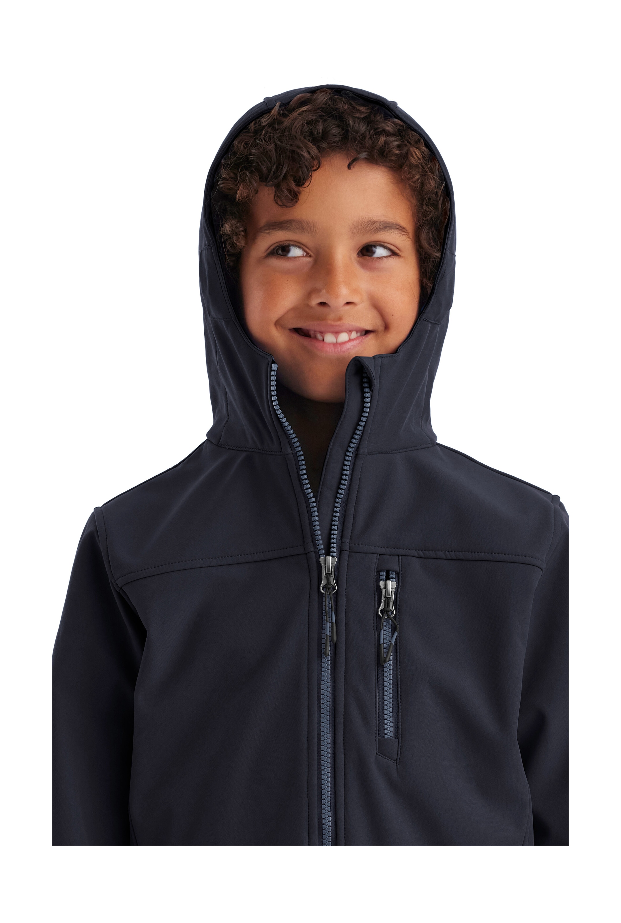 Killtec Softshelljacke »Jungen Softshelljacke« Wasserabweisende Softshelljacke mit Fleece und verstellbaren Details