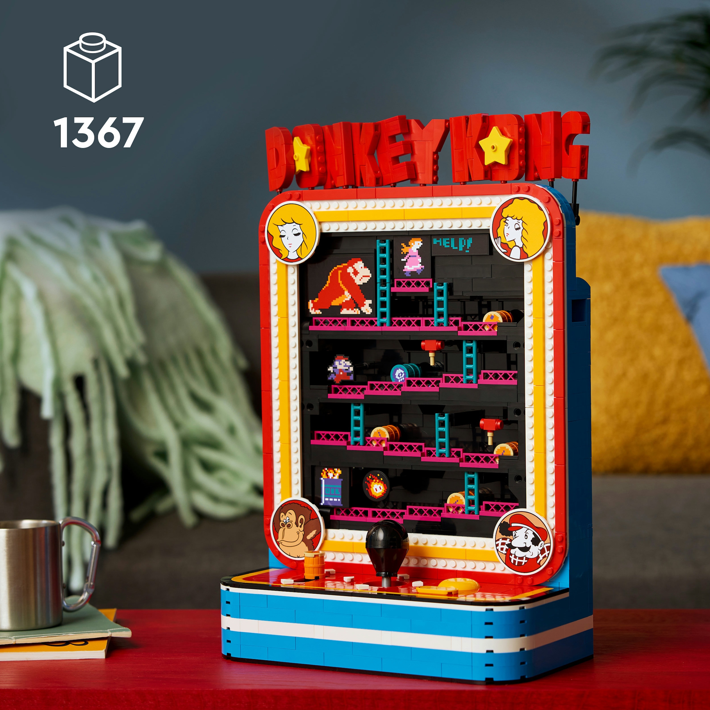 LEGO® Konstruktionsspielsteine »Donkey Kong Arcade (72051), LEGO Super Mario« Made in Europe