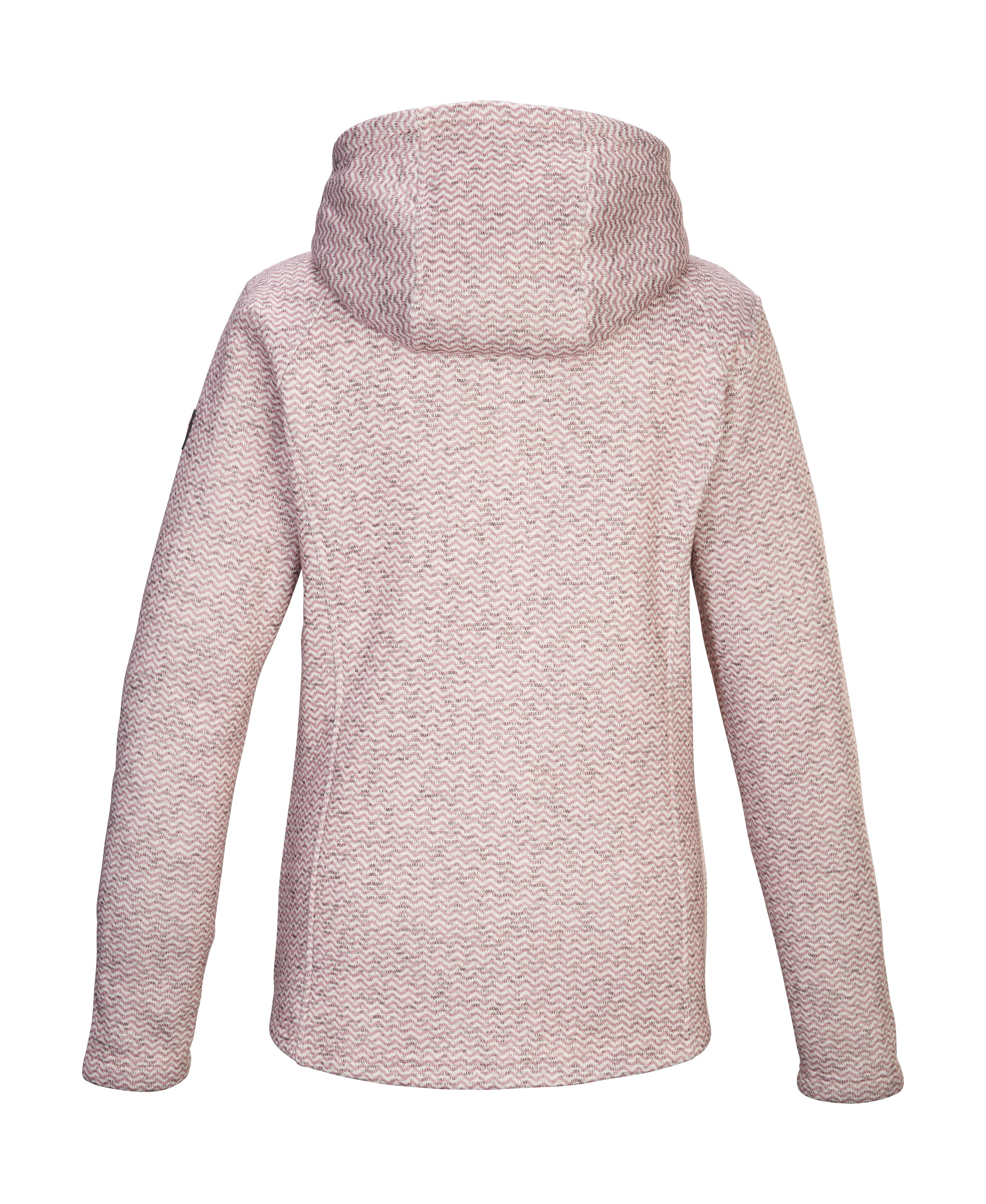 Killtec Fleecejacke »KOW 5 WMN KNTFLC JCKT« Strickfleecejacke mit verstellbarer Kapuze und Kinnschutz