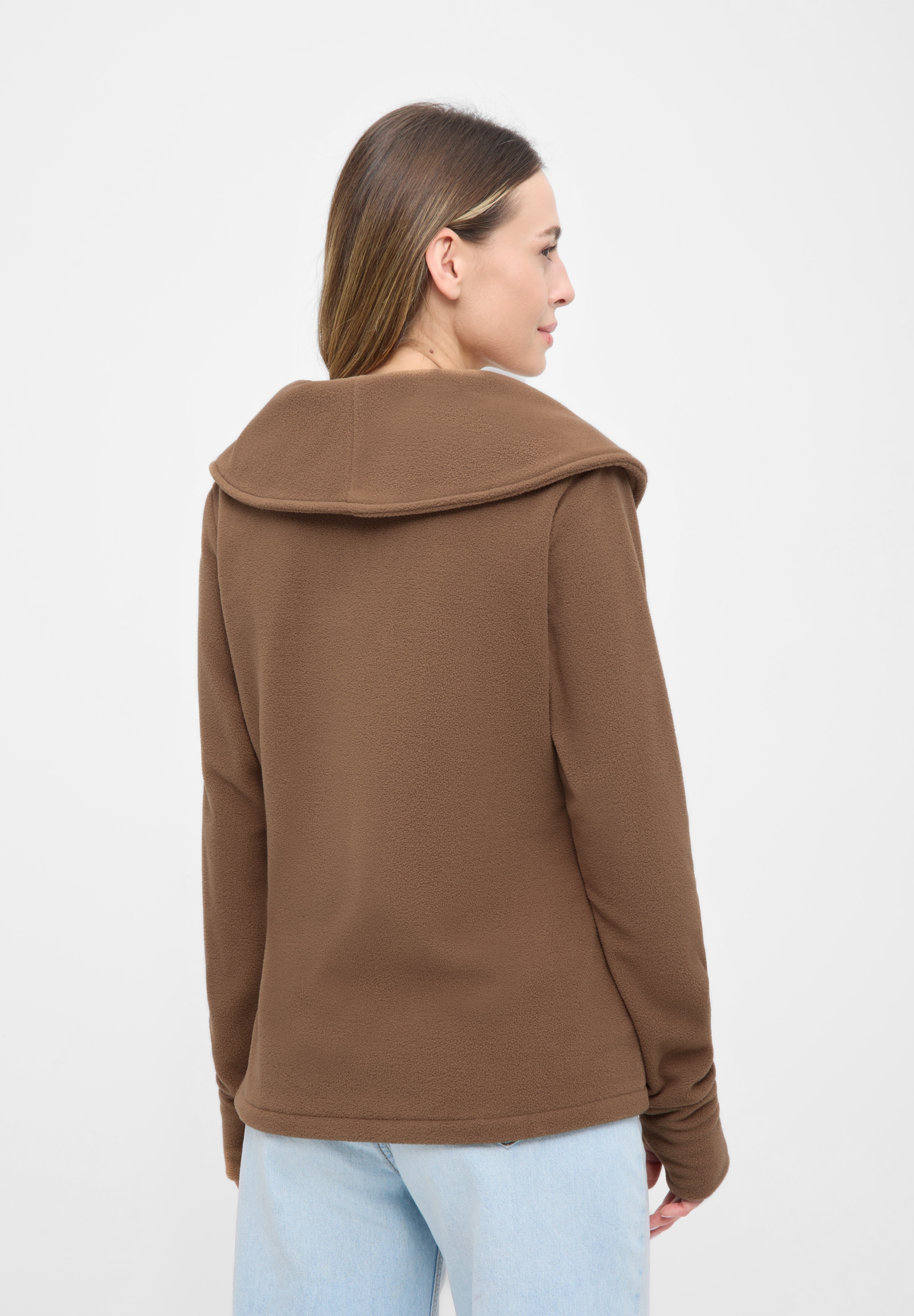 Bench. Fleecepullover »APRILLE«, warmes, tailliertes Fleeceshirt mit Troyerkragen und Seitentaschen