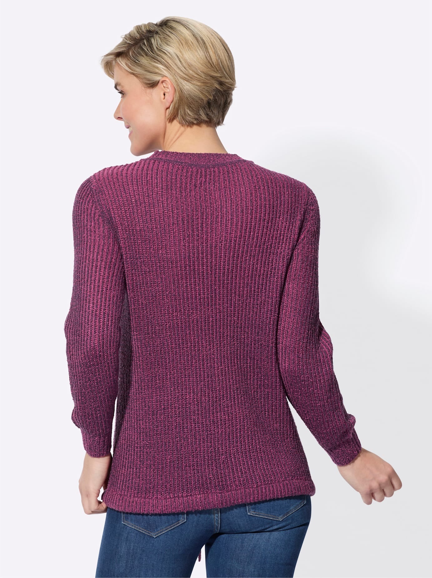 Classic Basics Rundhalspullover »Bouclé-Pullover«