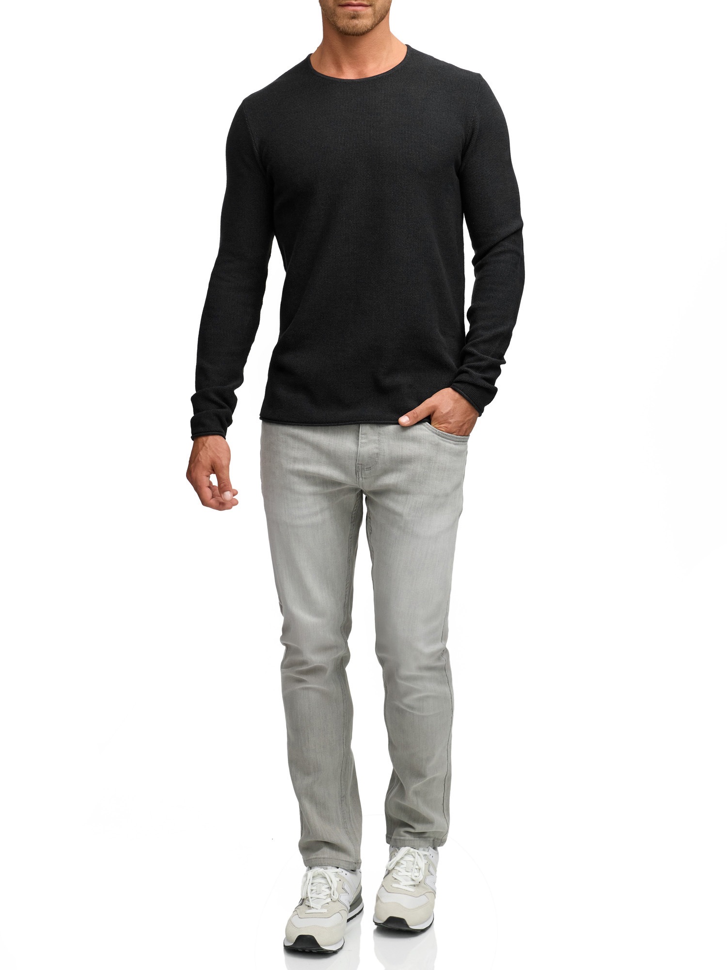 Indicode Rundhalspullover »Kristian«