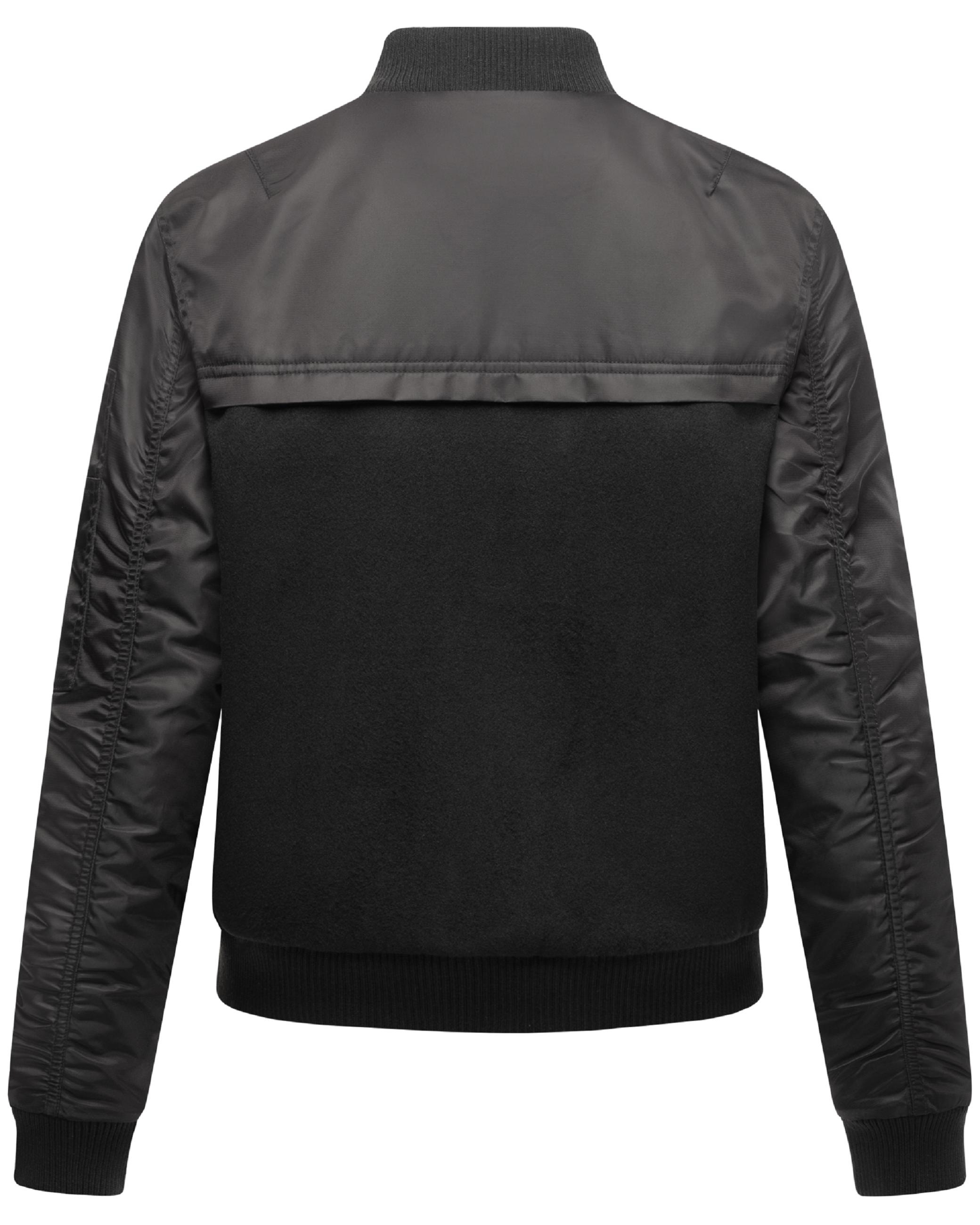 Navahoo Bomberjacke »Bomberjacke Willstehaben 14«, ohne Kapuze, angesagte Collegejacke mit Ärmeltasche