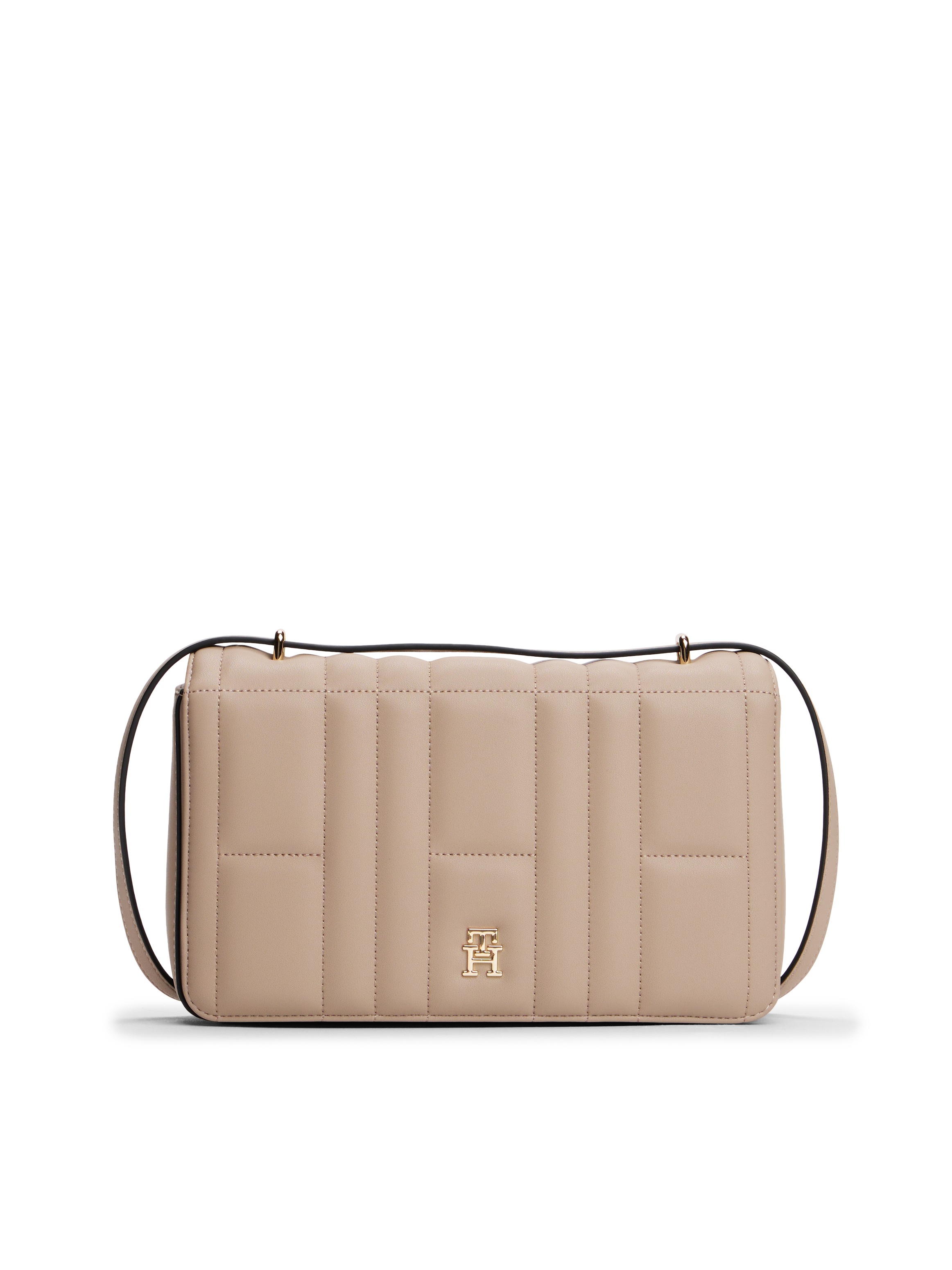 Tommy Hilfiger Umhängetasche »TH FEMININE CONV CROSSOVER«, Damen-Schultertasche, Clutch, Minibag mit modischer Steppung