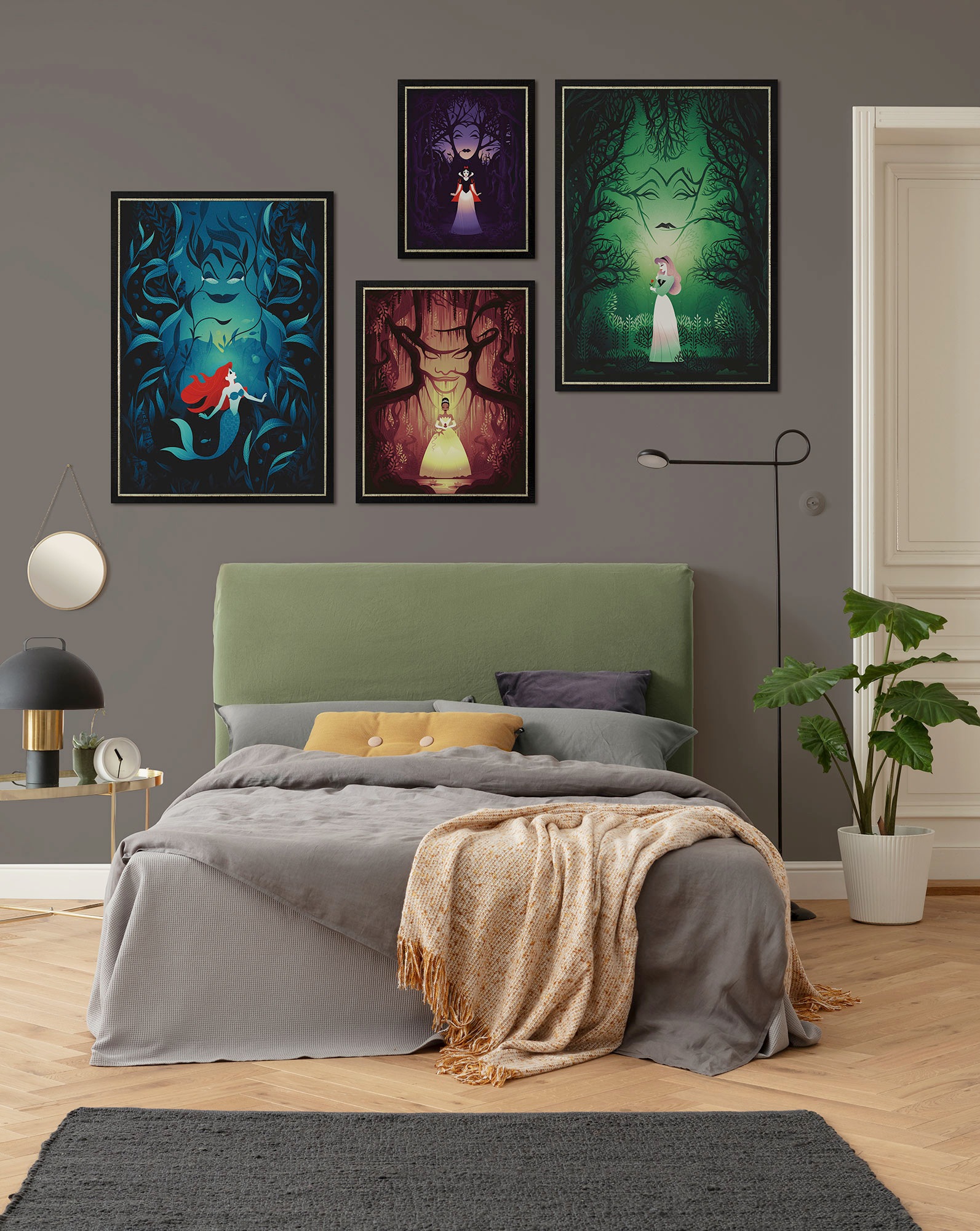 Komar Wandbild »Disney Snow White Evil Queen«, Disney, (Set, 1 St.), 30 x 40 cm (Breite x Höhe) - Kinderzimmer, Dekoration