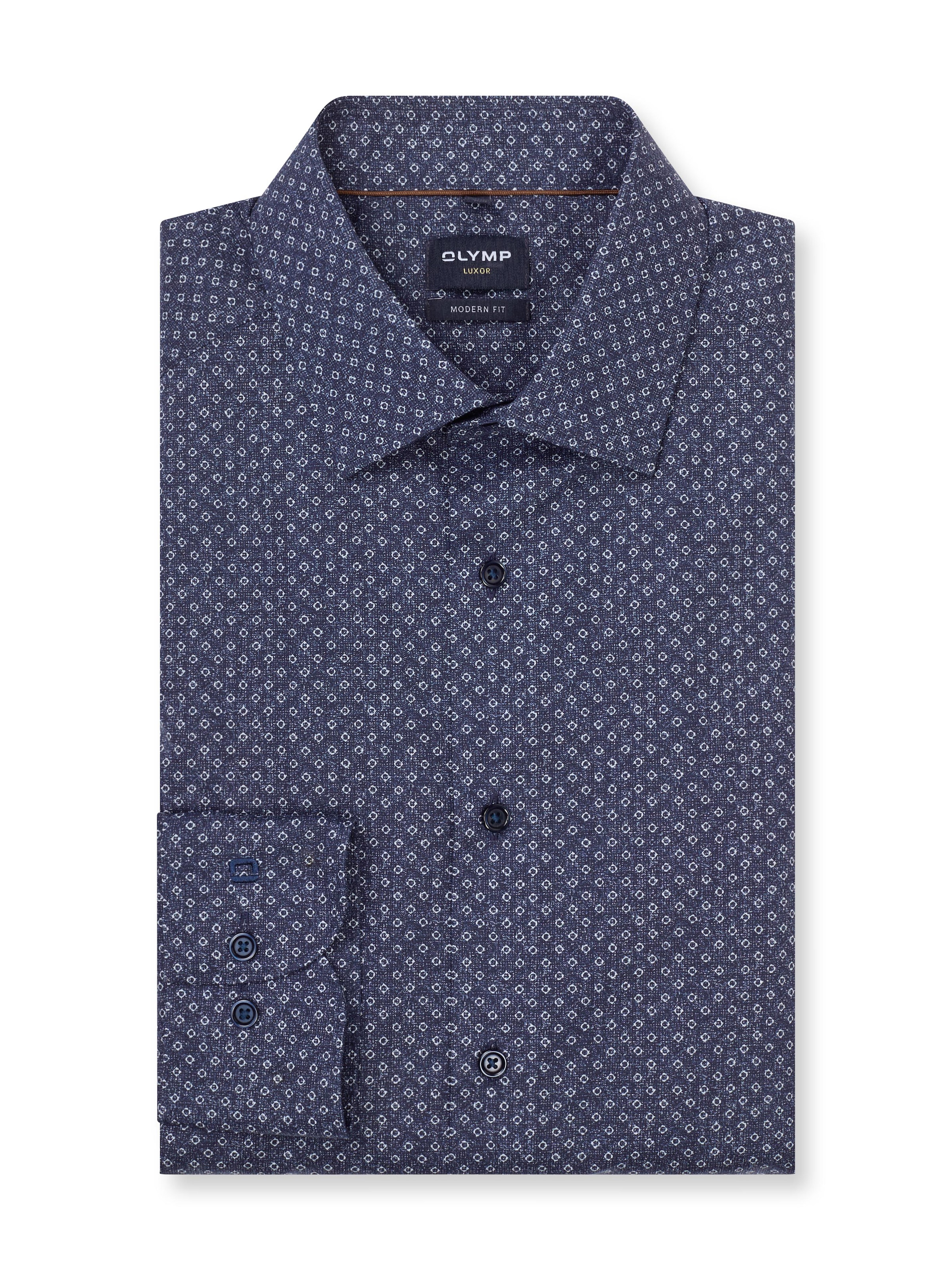 OLYMP Langarmhemd »Luxor« Businesshemd, modern fit, New-Kentkragen