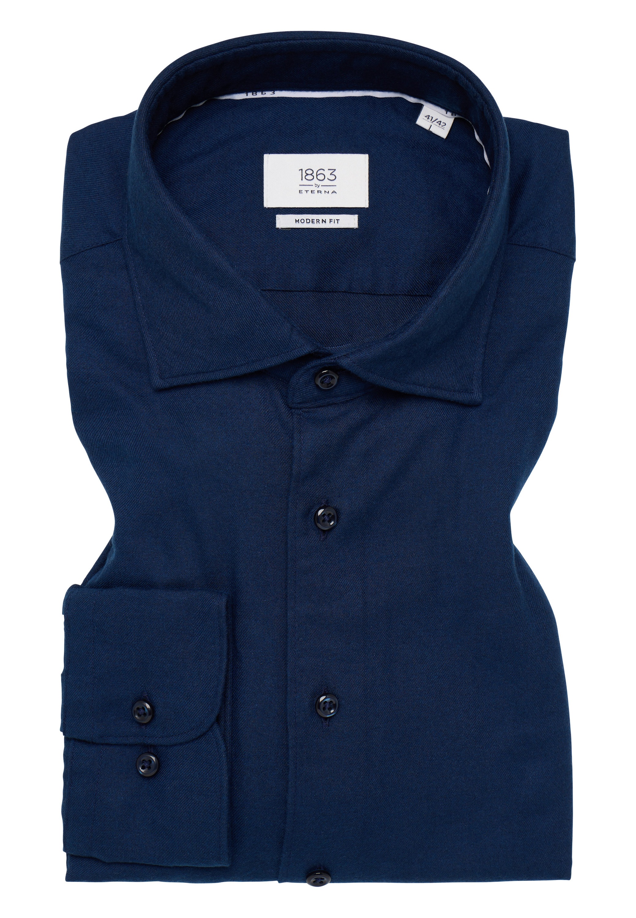 Eterna Langarmhemd »MODERN FIT«, EASY IRON (bügelleicht)