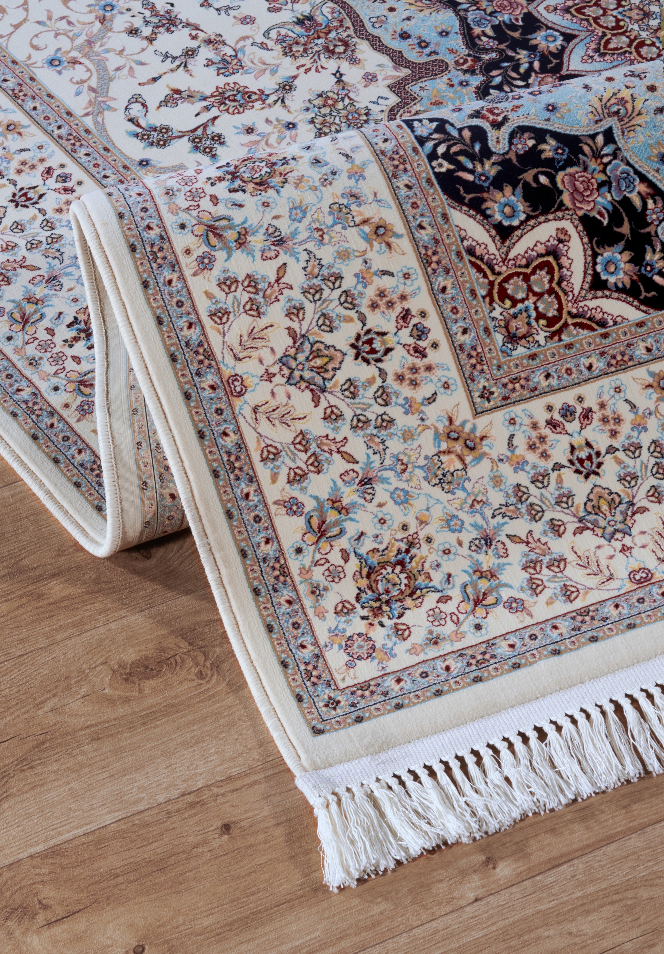 Villeroy & Boch Teppich »Etienne«, rechteckig, 7 mm Höhe, Orientalisch, Fransen, Wohnzimmer, Schlafzimmer, Klassisch, Kurzflor