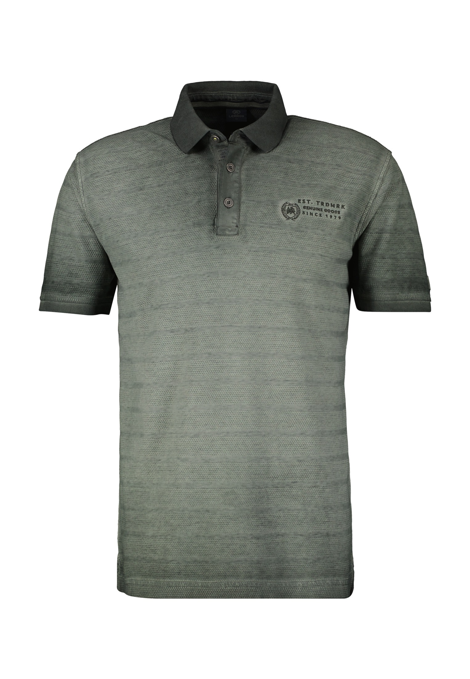 LERROS Poloshirt »LERROS Poloshirt, gestreift in Strukturqualität«