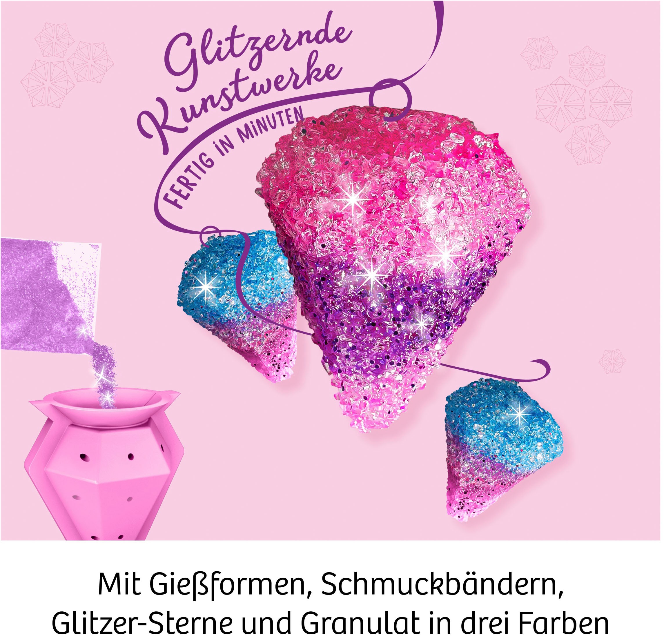 Kosmos Experimentierkasten »Glitzer-Diamanten«