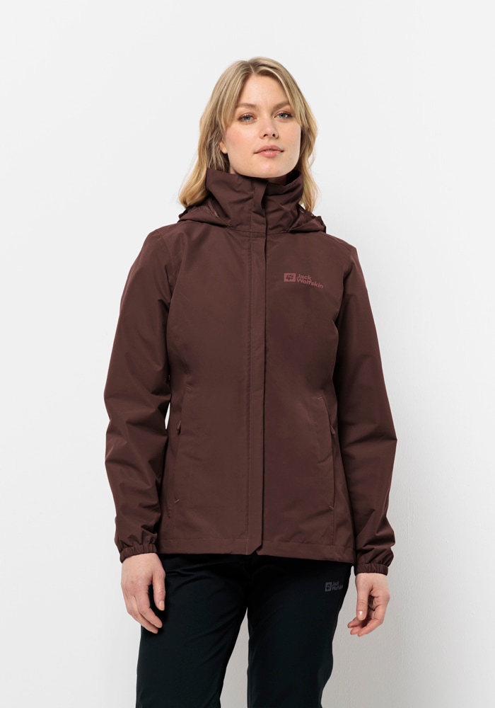 Jack Wolfskin Outdoorjacke »STORMY POINT 2L JKT W«, mit Kapuze