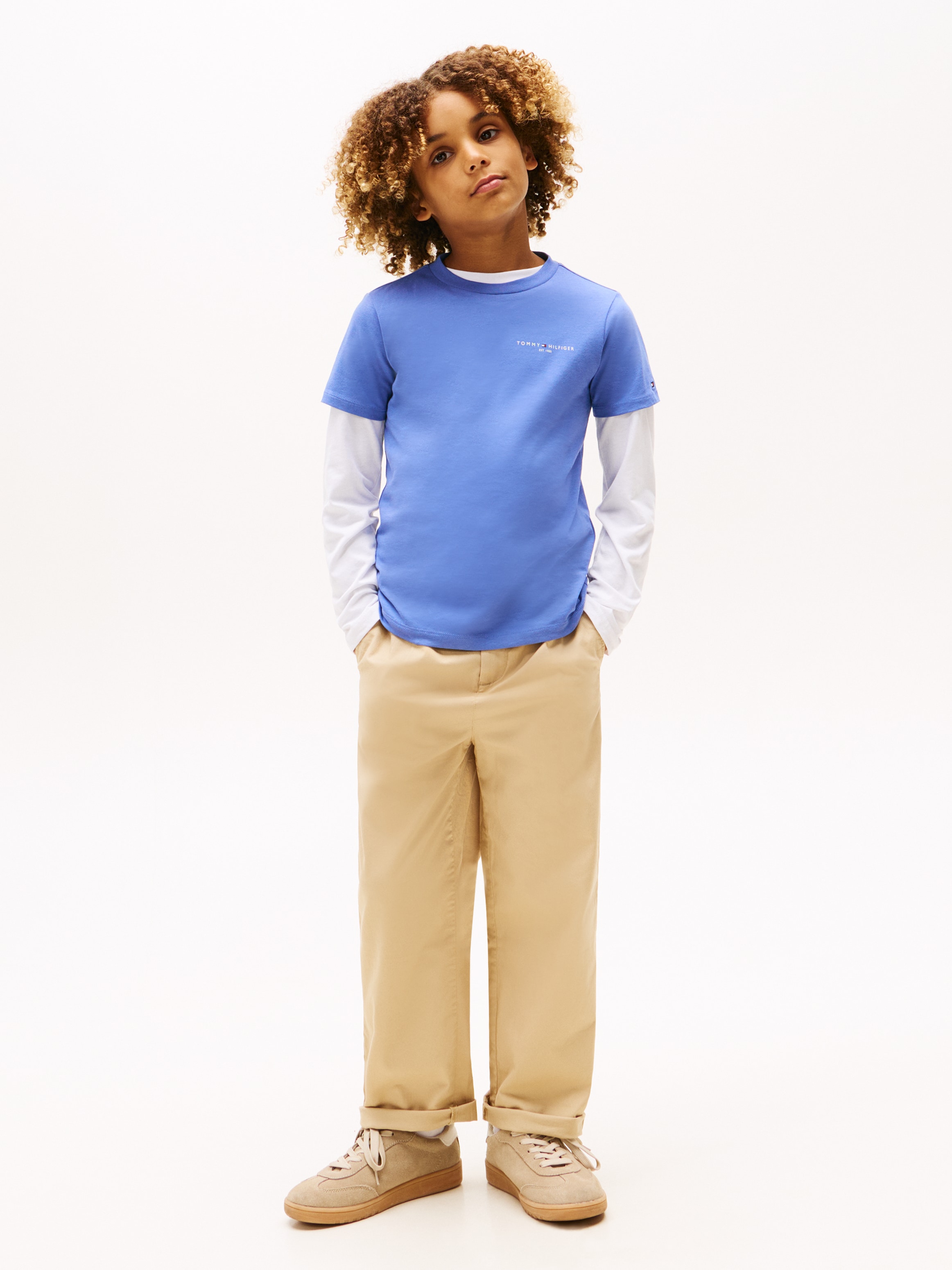 Tommy Hilfiger T-Shirt »MINI CORP T-SHIRT«, Kinder bis 16 Jahre