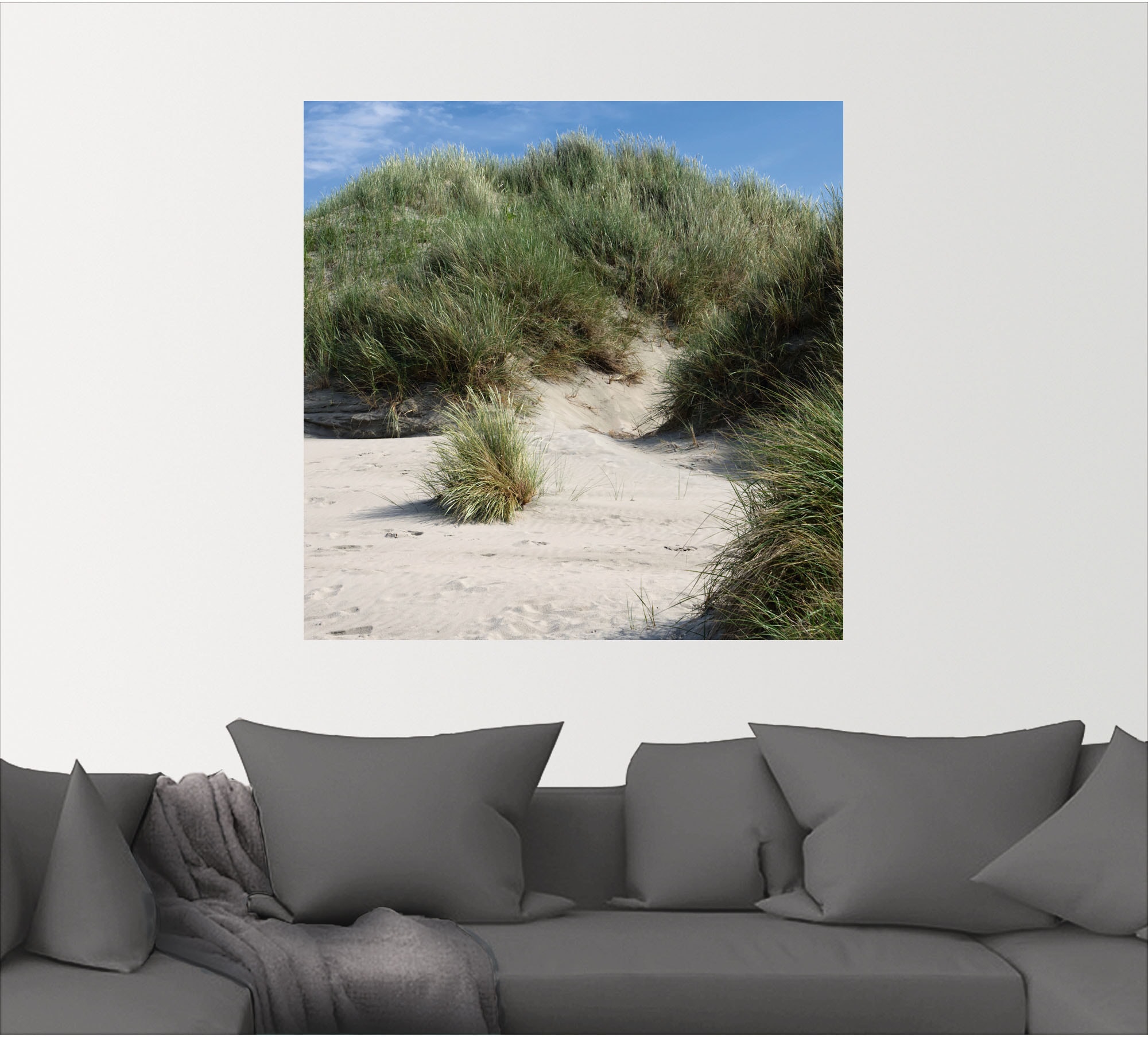 Artland Wandbild »Dünenlandschaft auf Baltrum«, Strandbilder, (1 St.), als Alubild, Leinwandbild, Wandaufkleber oder Poster in versch. Größen