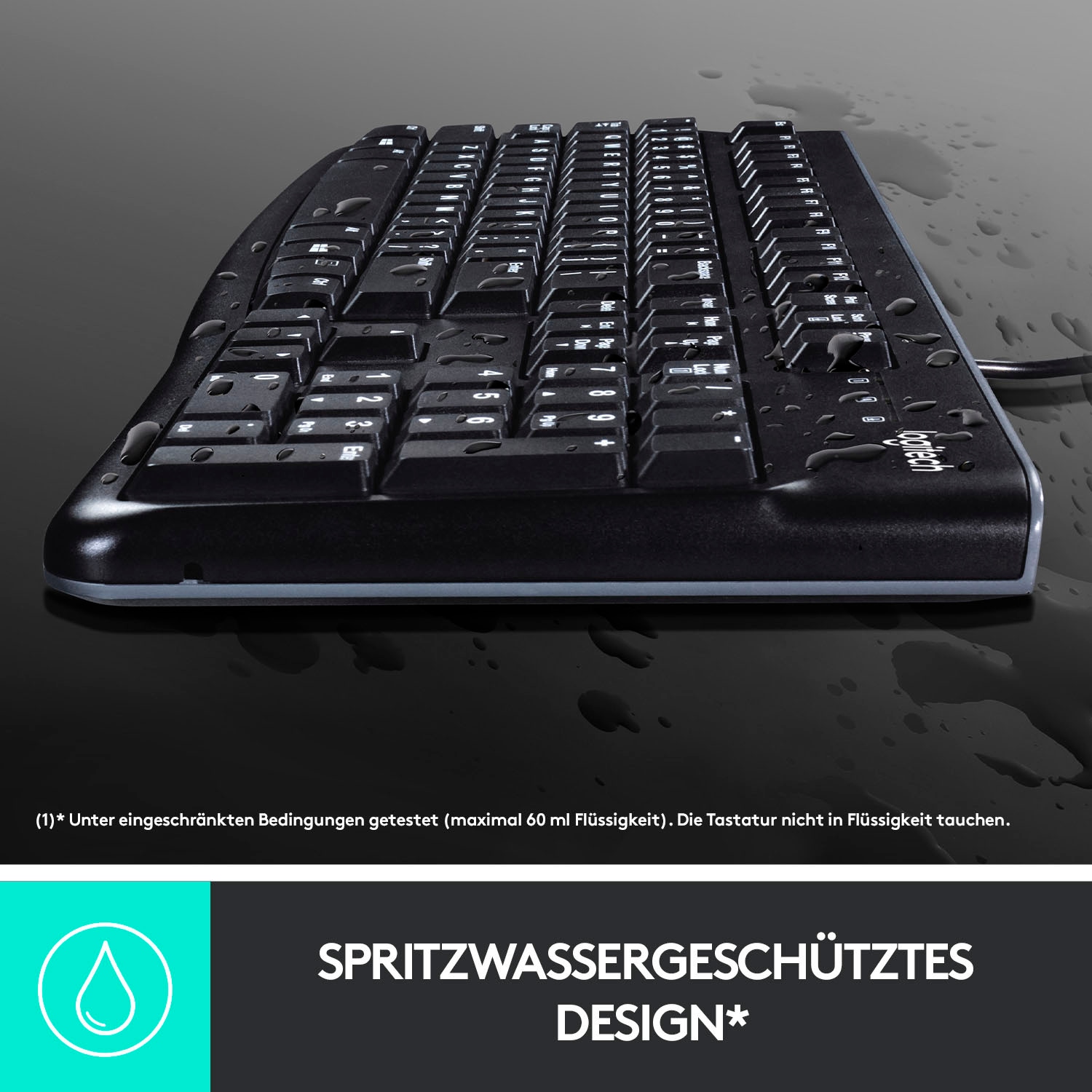 Logitech PC-Tastatur »Keyboard K120 for Business«, (Ziffernblock), Nummernblock