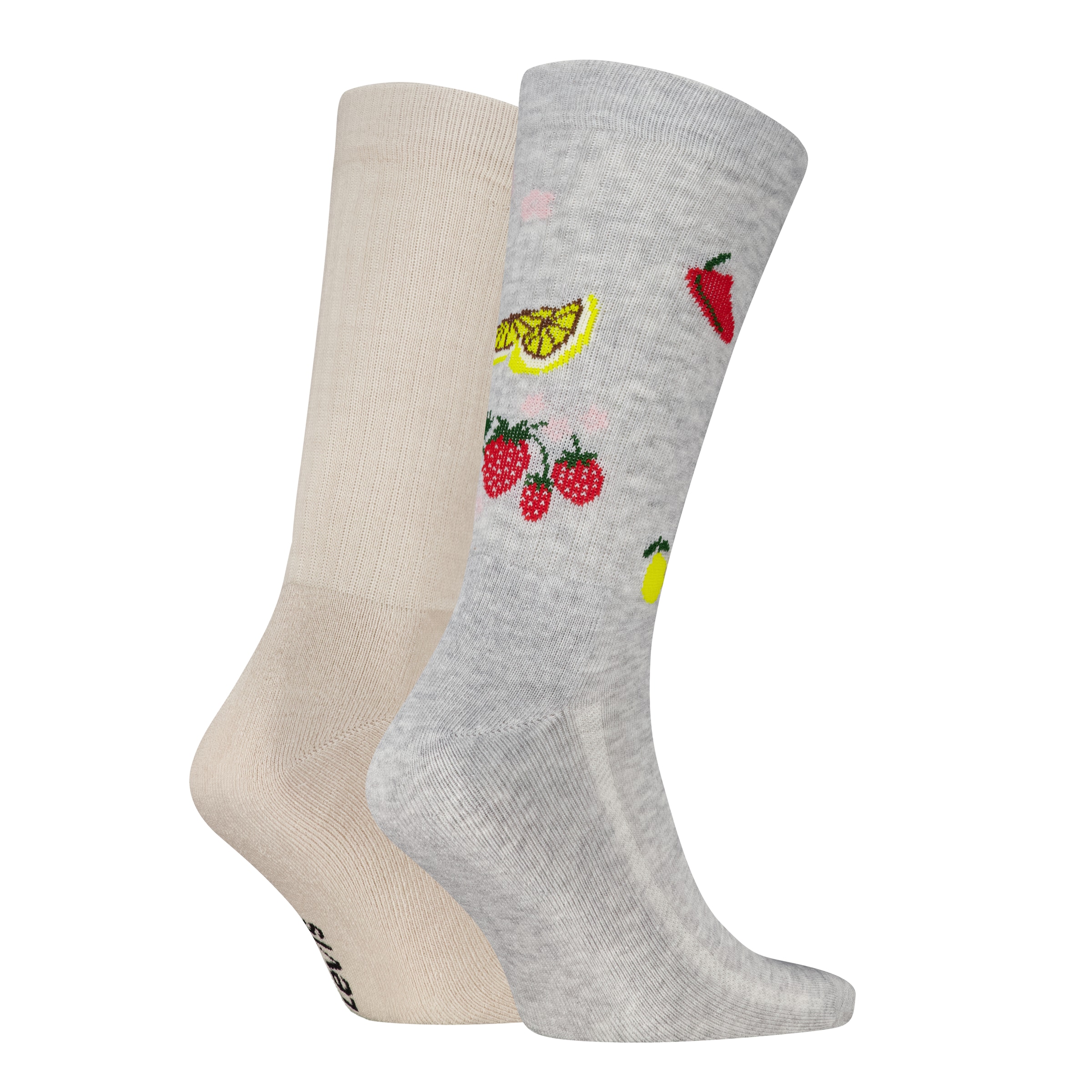 Levi's® Socken »LEVIS REG CUT FRUIT AOP« 2 Paar,  Cotton-Mix, Fruit-Design, elastisch, weiche, bequeme Sohle