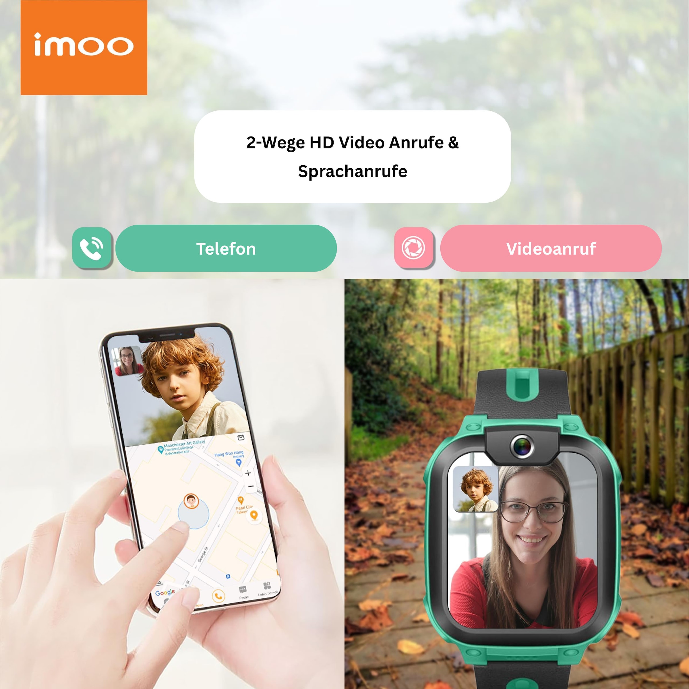 Imoo Smartwatch »Watch Phone Z1 Kinder« (3,3 cm / 1,3 ″)