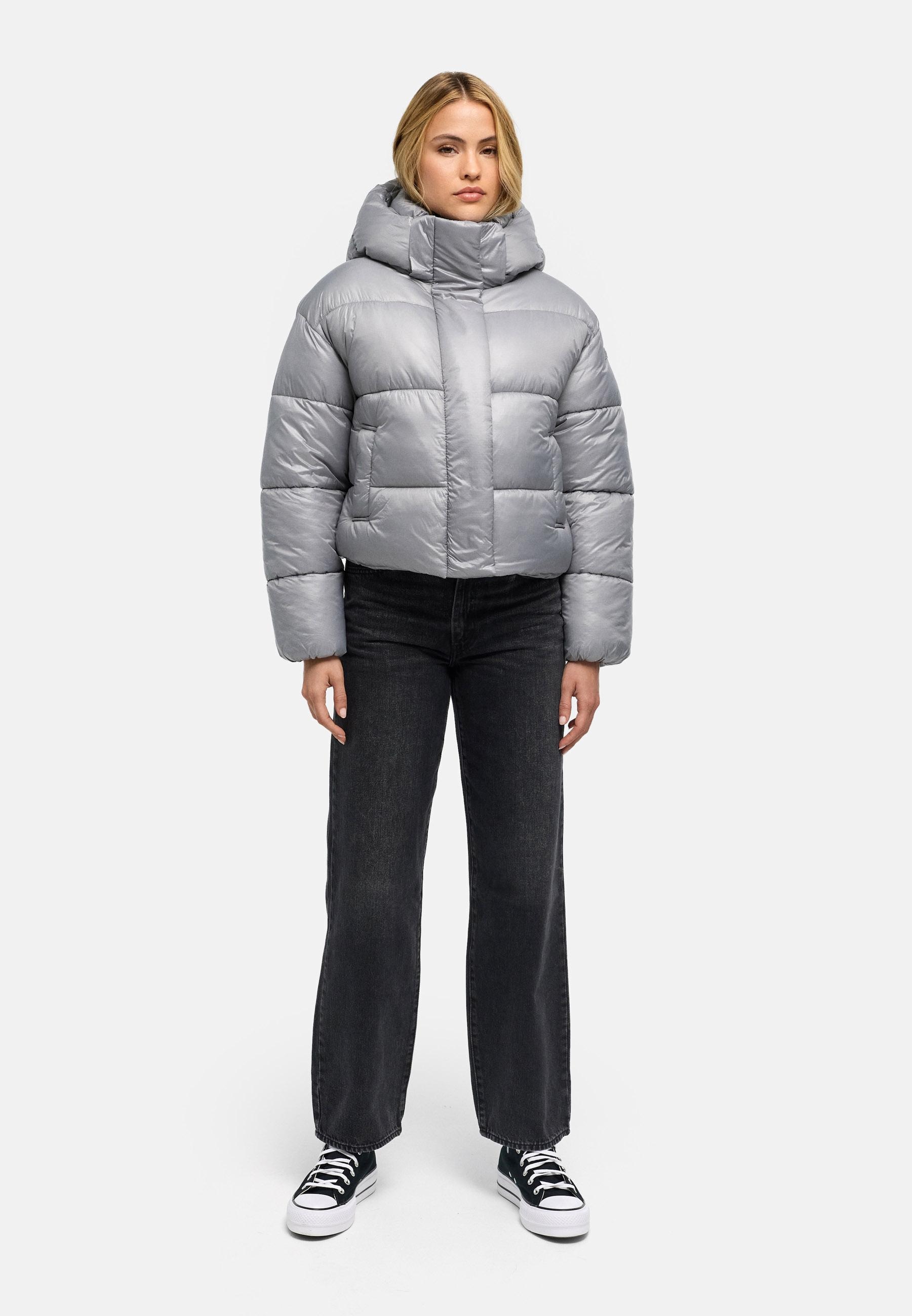 Navahoo Outdoorjacke »Outdoorjacke Polar-Unit 14« mit Kapuze Damen Steppjacke mit abnehmbarer Kapuze