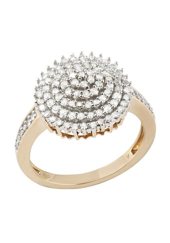 Firetti Diamantring »Blume/Blüte«, mit Diamanten kaufen