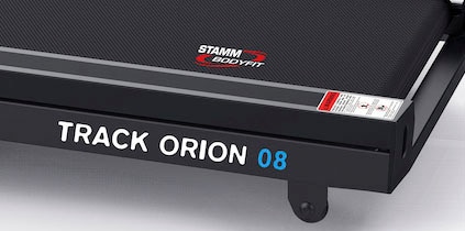 STAMM BODYFIT Laufband »TRACK ORION 08«, mit großer LED-Display und integrierten Handpulssensoren